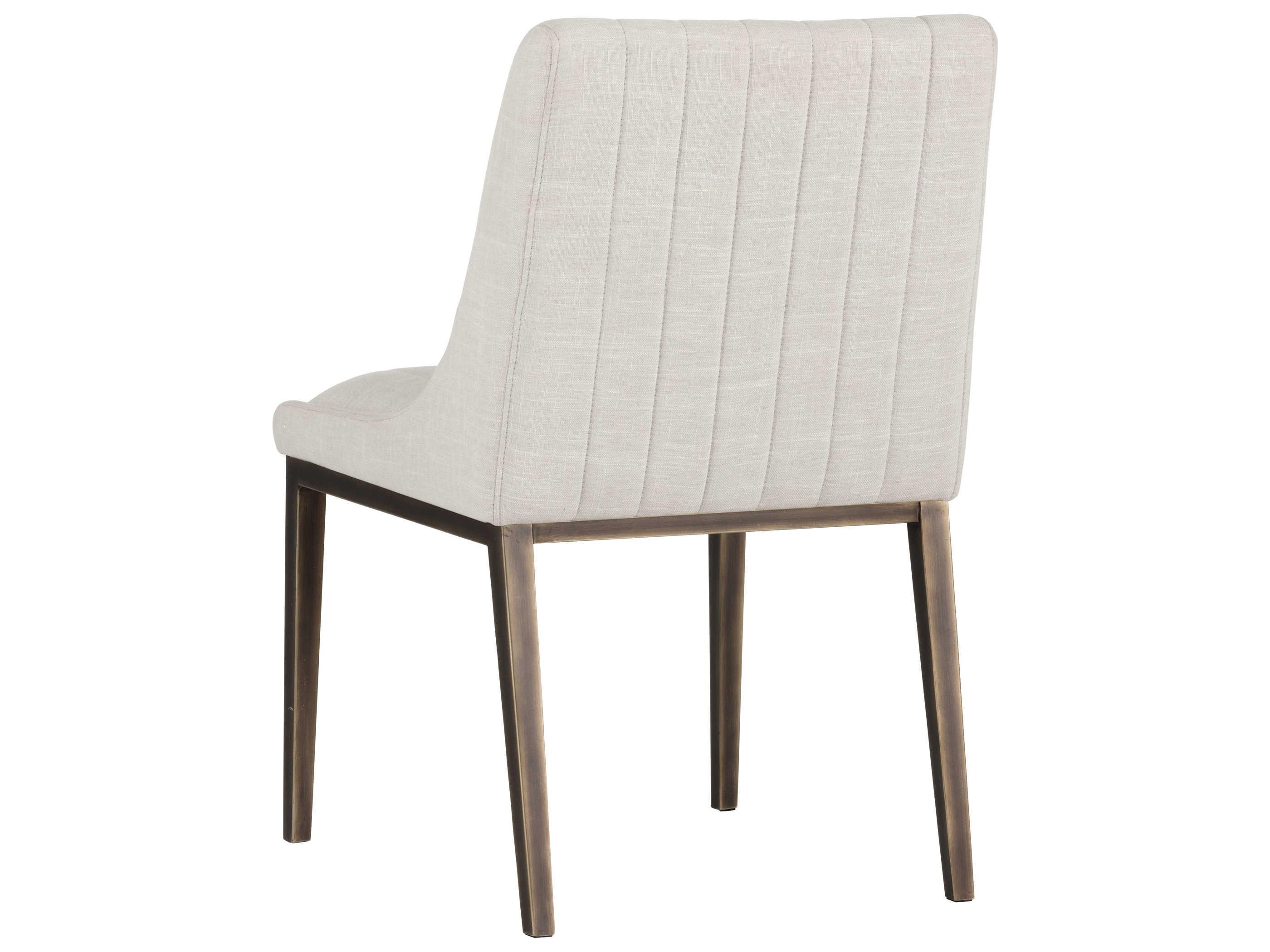 Sunpan Irongate Halden Dining Chair Beige Linen