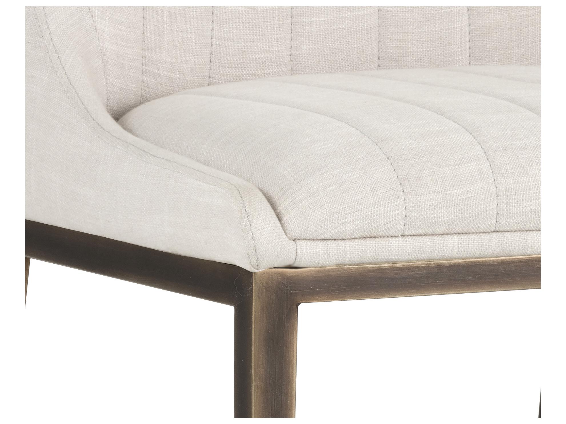 Sunpan Irongate Halden Dining Chair Beige Linen