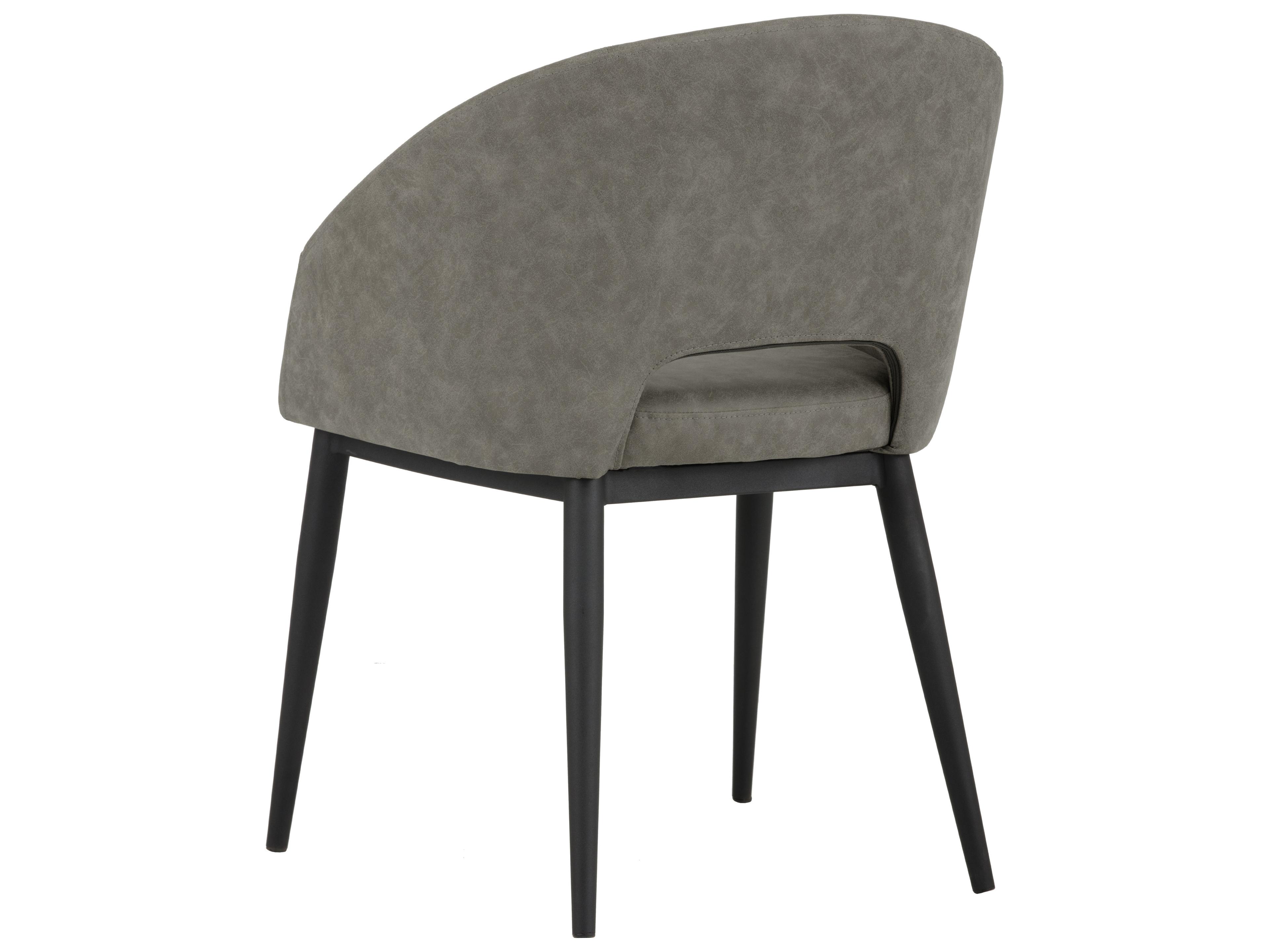 Sunpan Urban Unity Thatcher Gray Arm Dining Chair