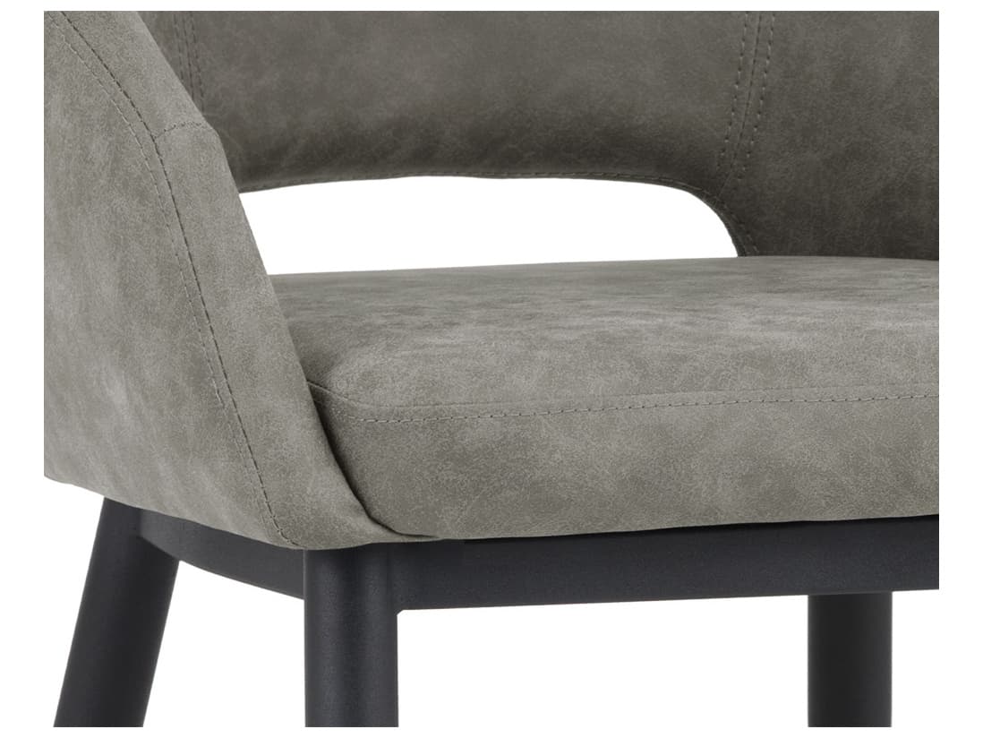Sunpan Urban Unity Thatcher Gray Arm Dining Chair