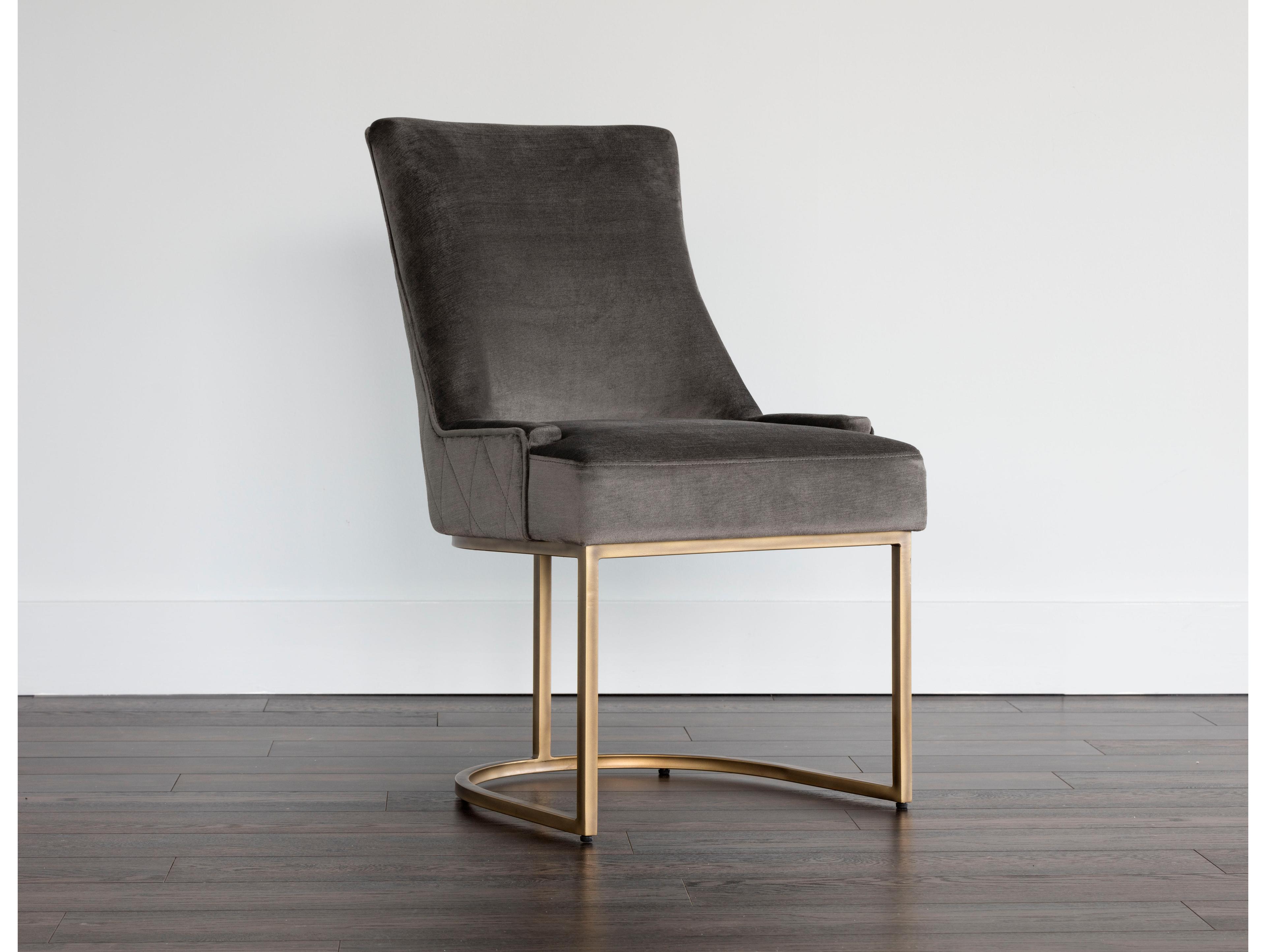 Sunpan Irongate Florence Dining Chair Piccolo Pebble