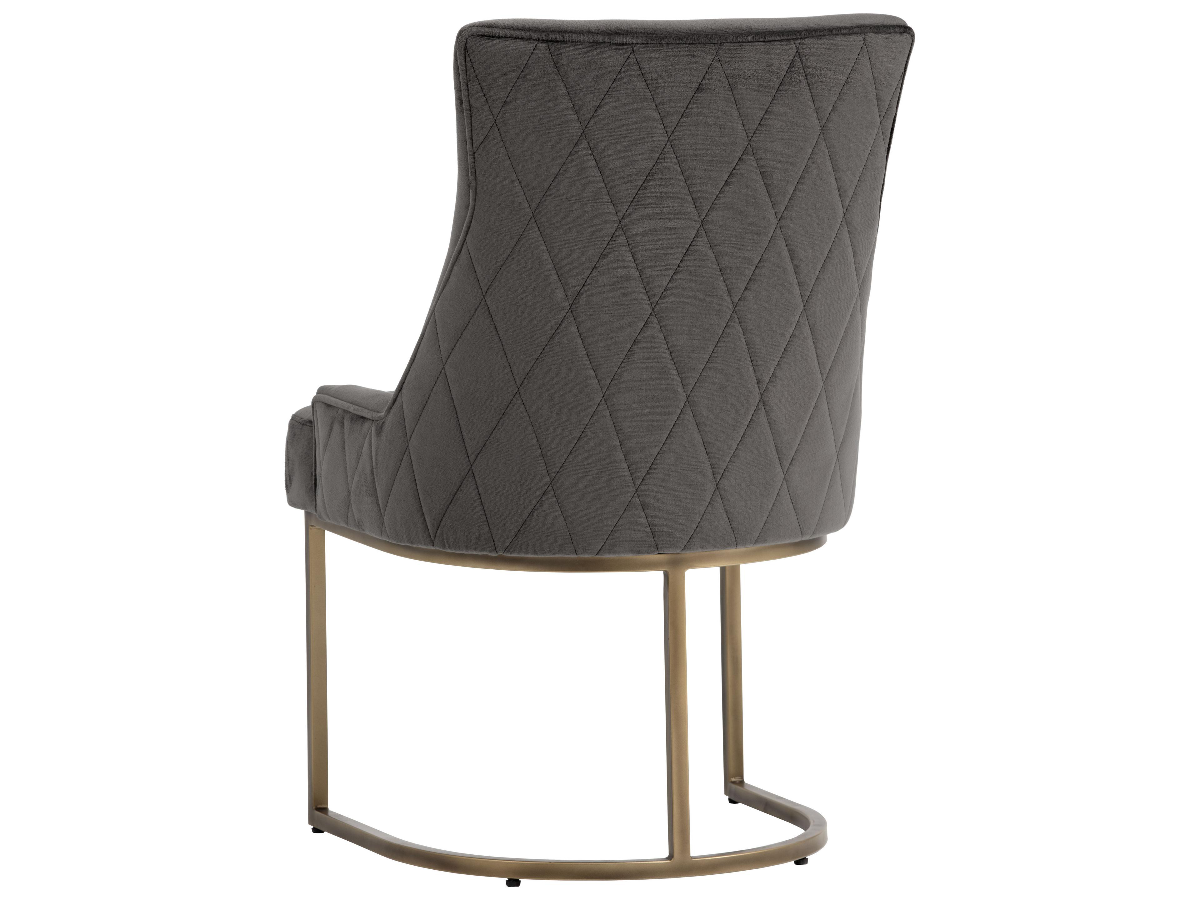 Sunpan Irongate Florence Dining Chair Piccolo Pebble