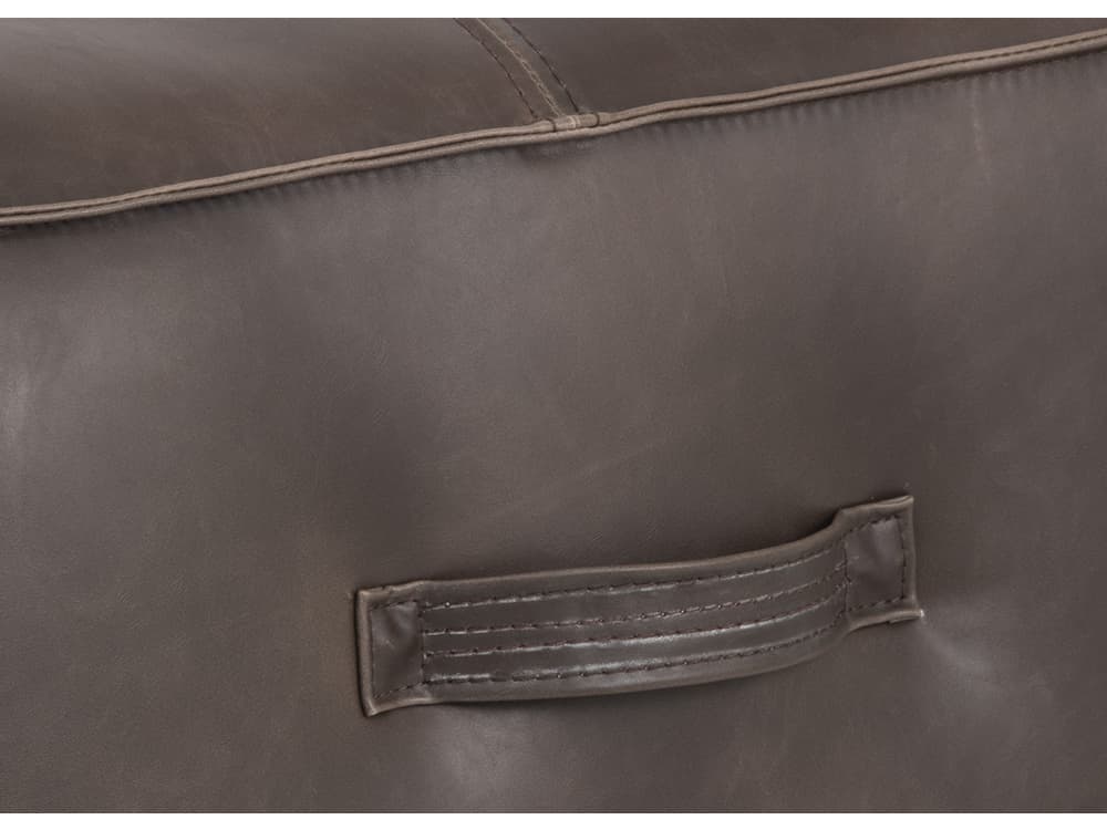 Sunpan Aspen Ottoman in Havana Dark Brown