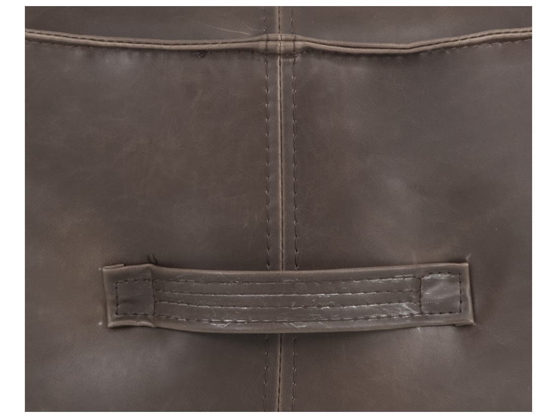 Sunpan Mitchell Ottoman in Havana Dark Brown