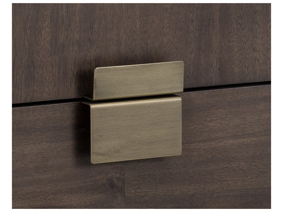 Sunpan Mixt Jade 6-Drawers Acacia Wood Double Dresser