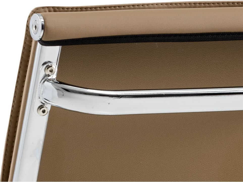 Sunpan Urban Unity Brown Faux Leather Adjustable Swivel Computer Office Chair