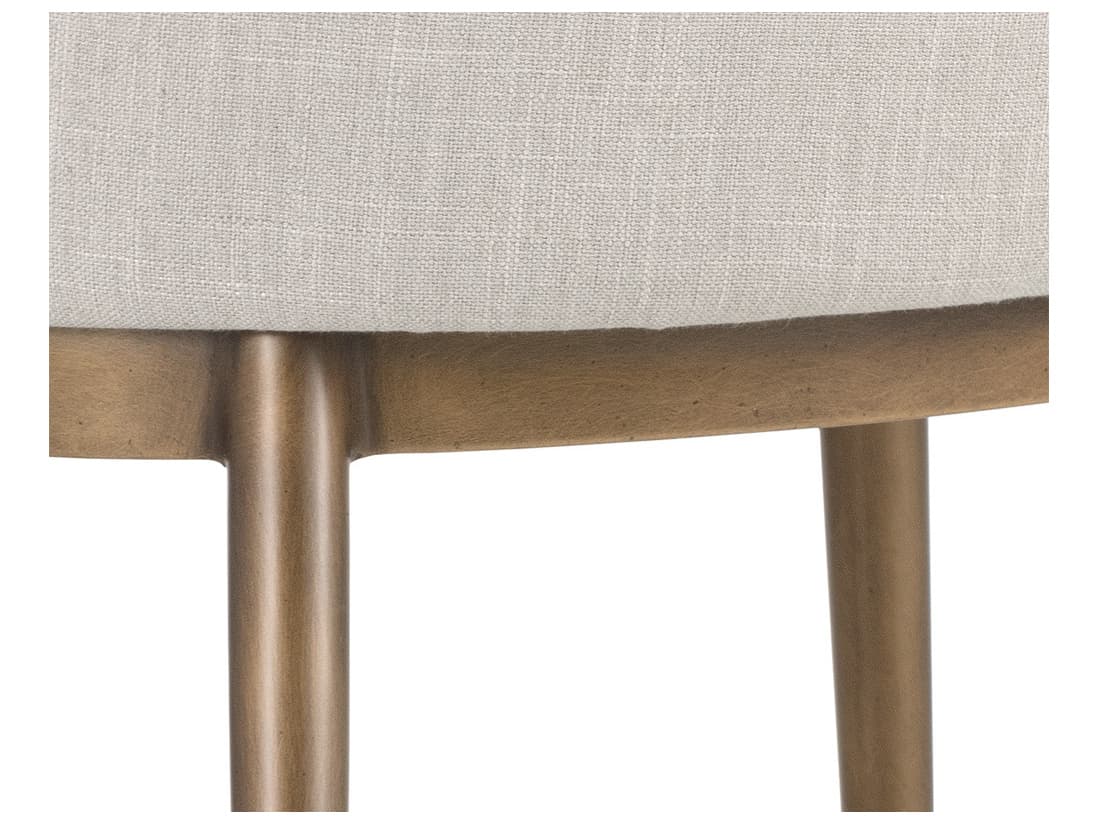 Sunpan Franklin Dining Armchair in Beige Linen