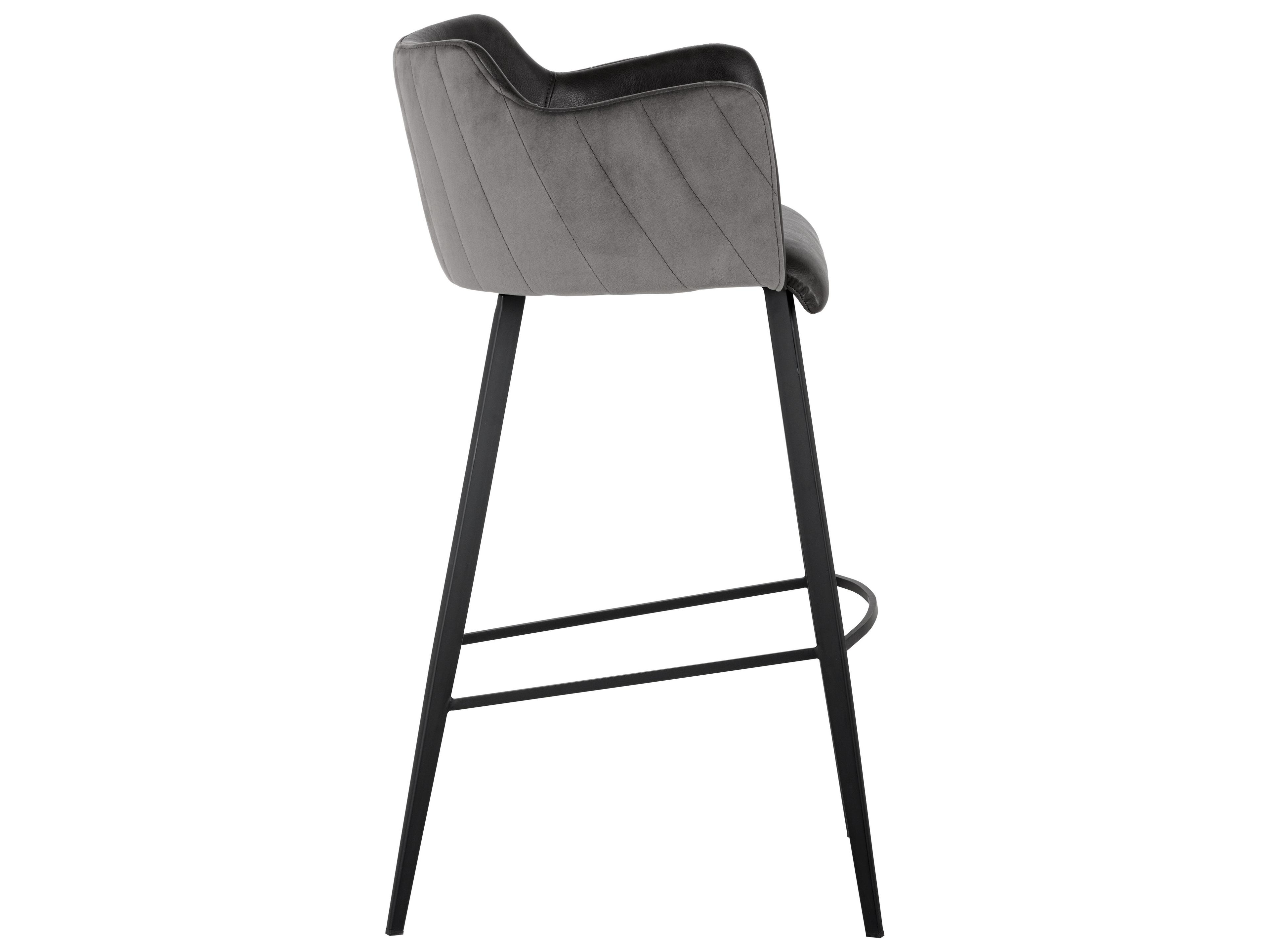 Sunpan Junction Griffin Grey Black Bar Stool