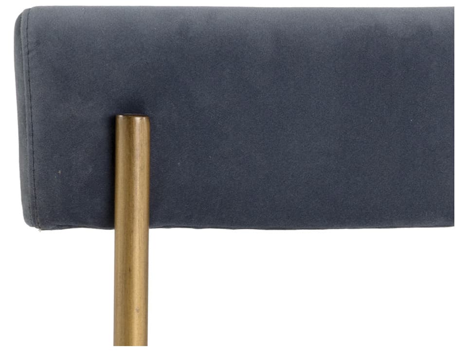 Sunpan Zenn Seneca Dining Chair Velvet Slate