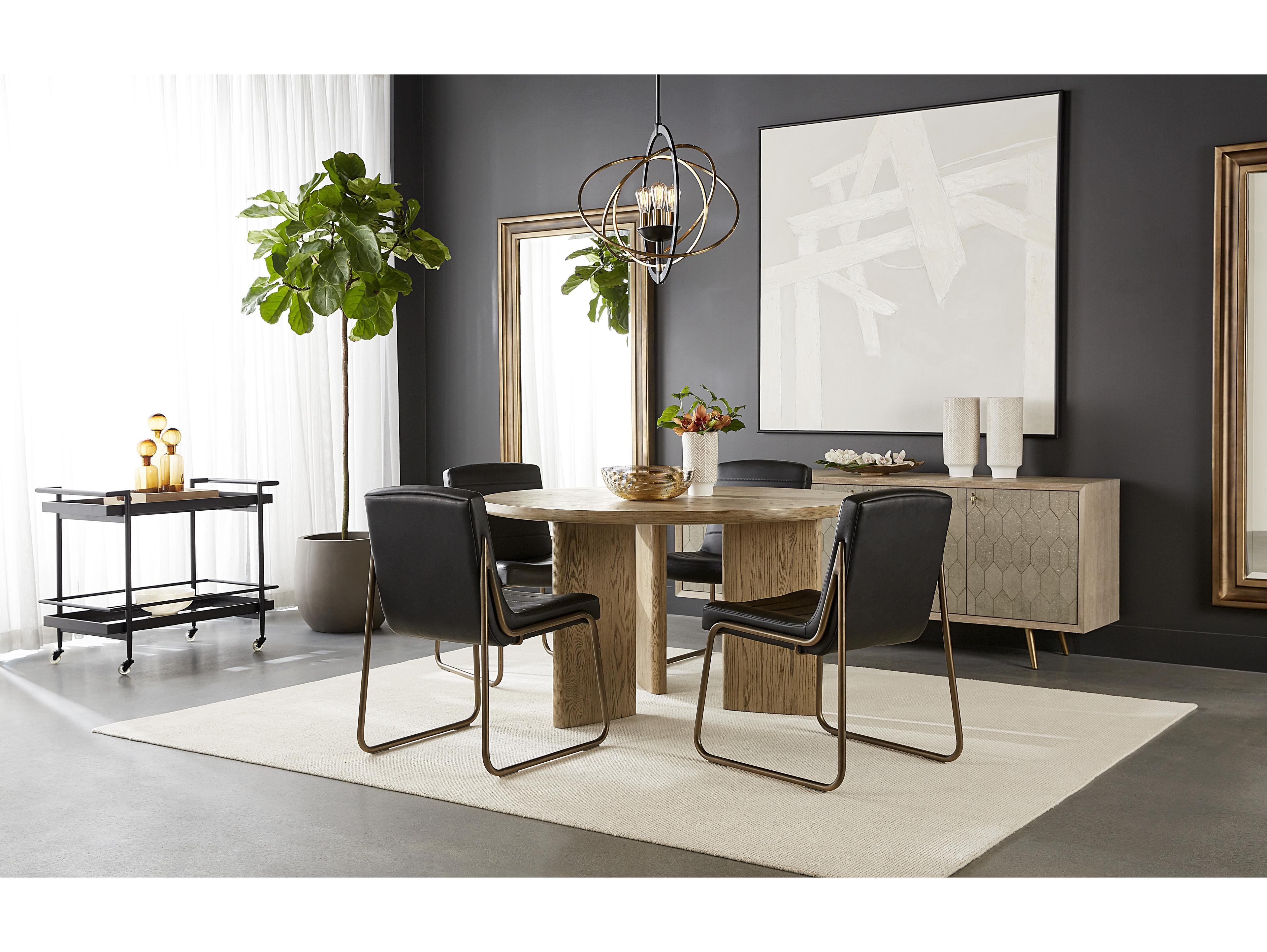 Sunpan Irongate Anton Dining Chair Vintage Black