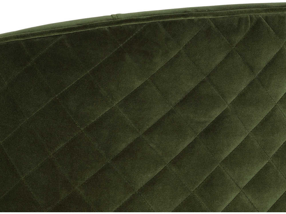 Sunpan Mixt Cornella Green Upholstered Arm Dining Chair