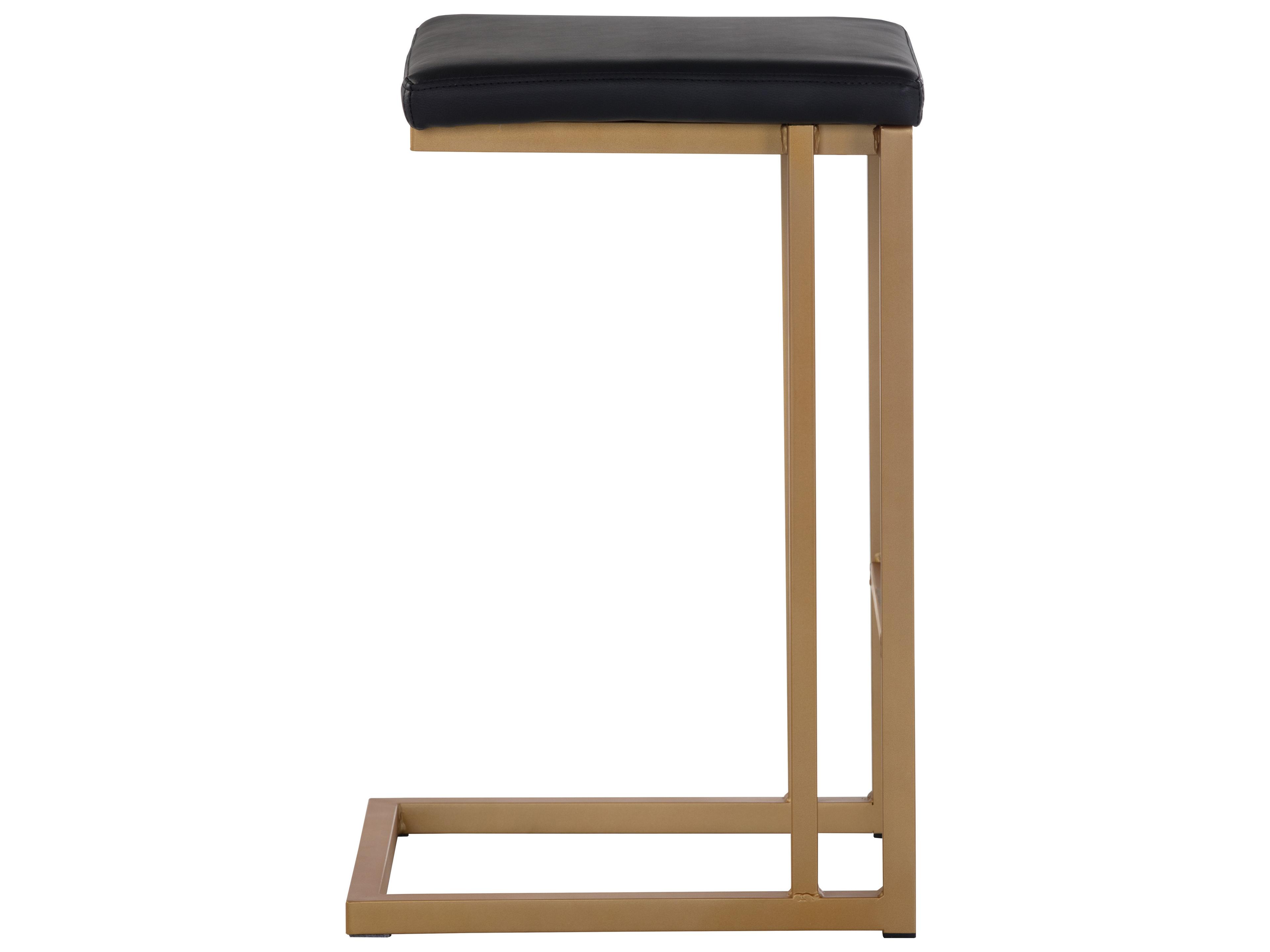 Sunpan Urban Unity 16" Boone Counter Stool Champagne Gold Onyx