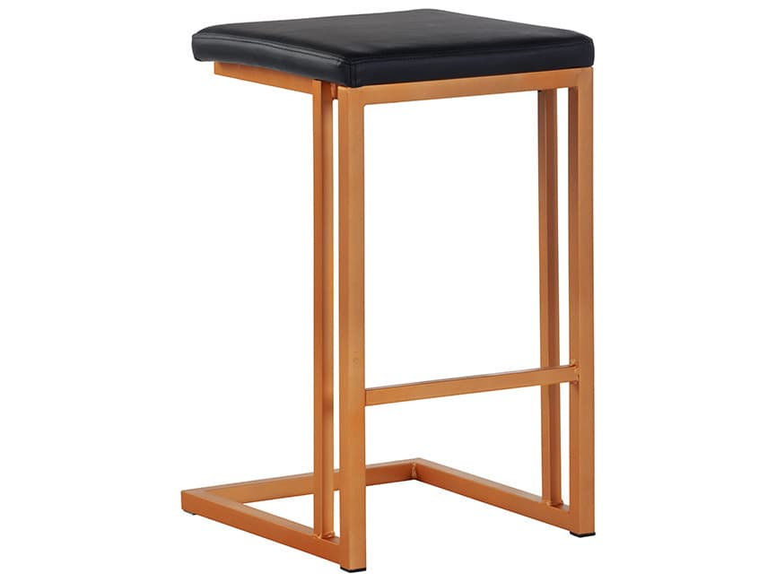 Sunpan Urban Unity 16" Boone Counter Stool Champagne Gold Onyx