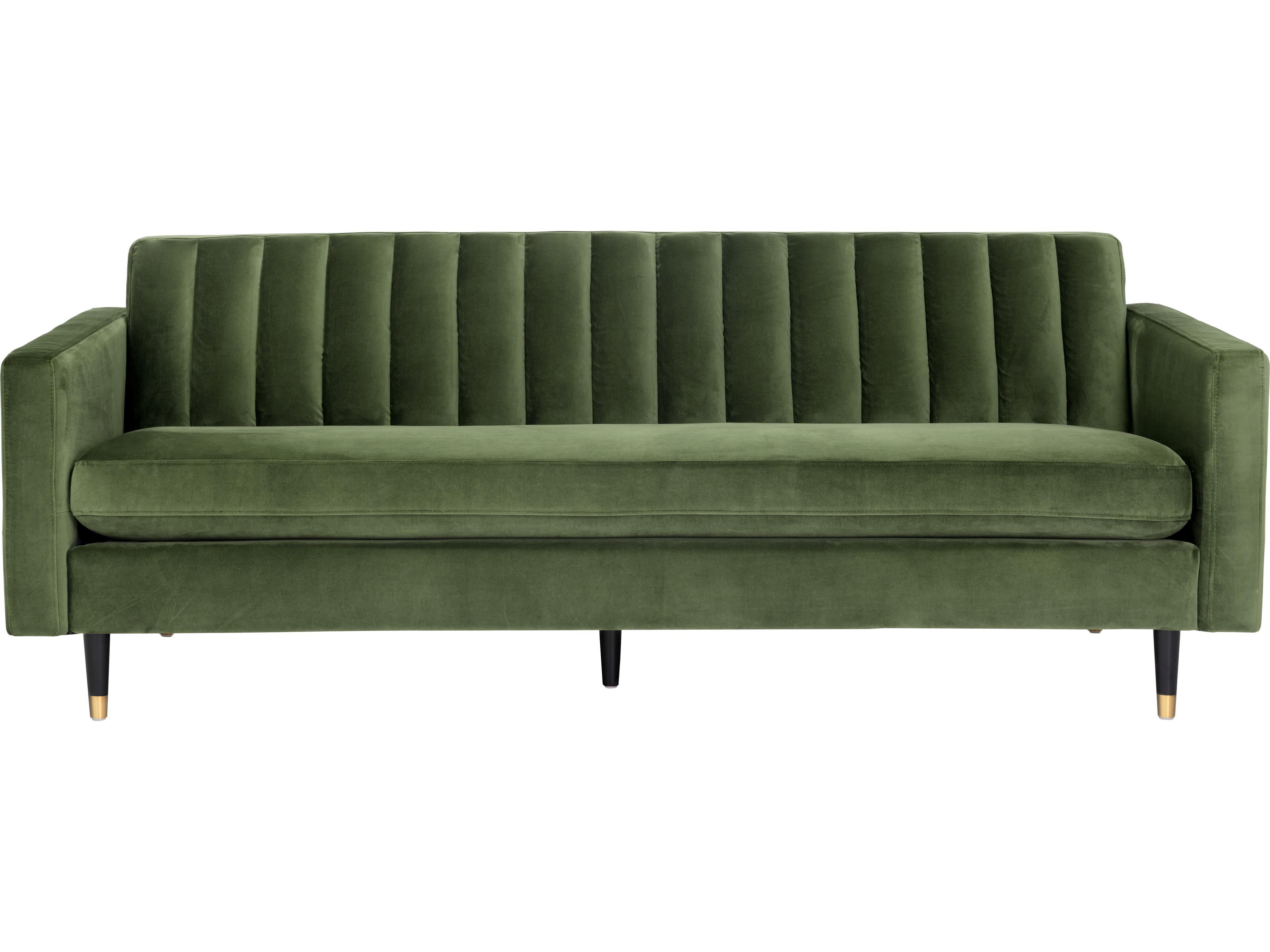 Sunpan Yosi Sofa in Moss Green