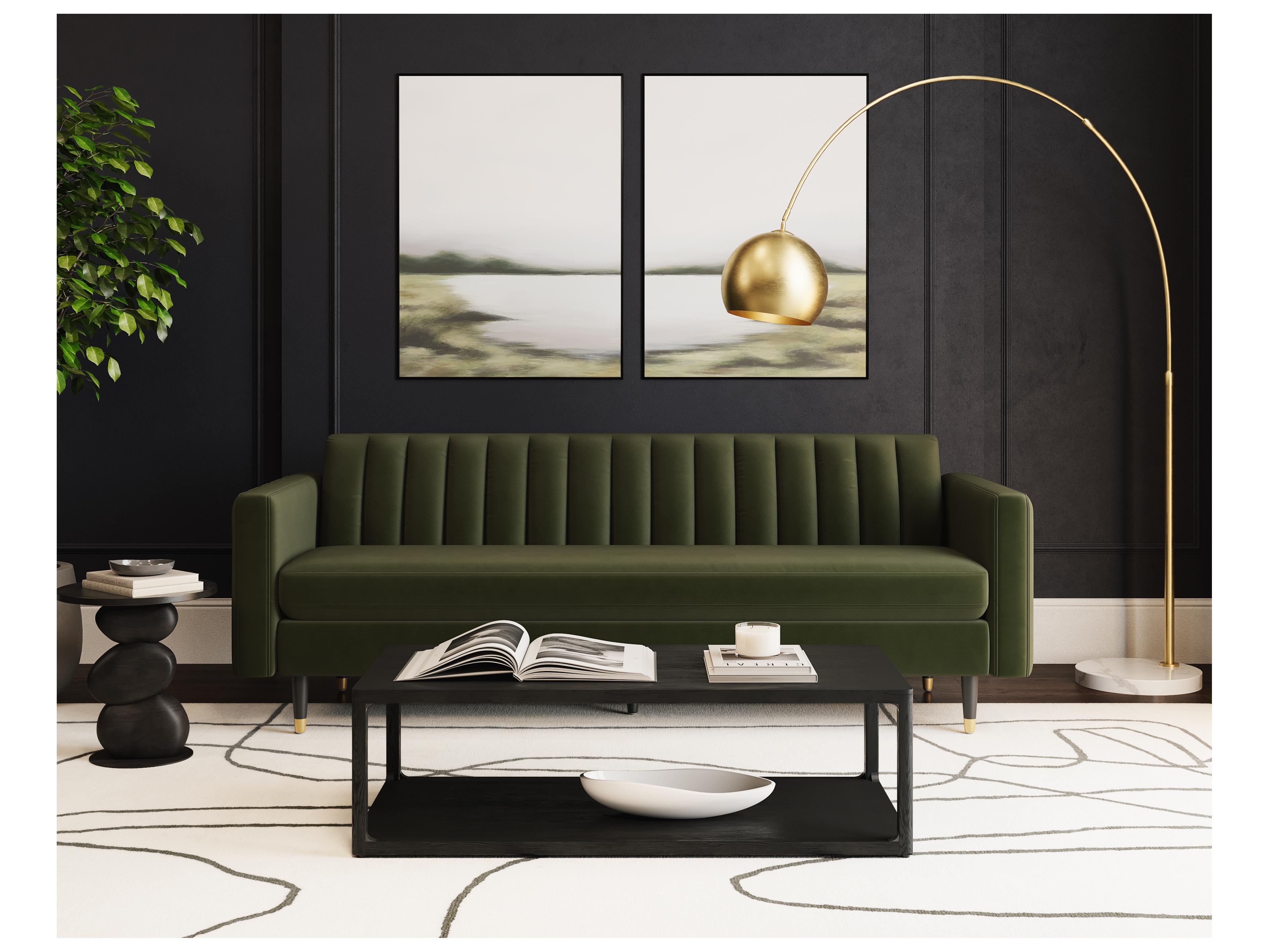 Sunpan Yosi Sofa in Moss Green
