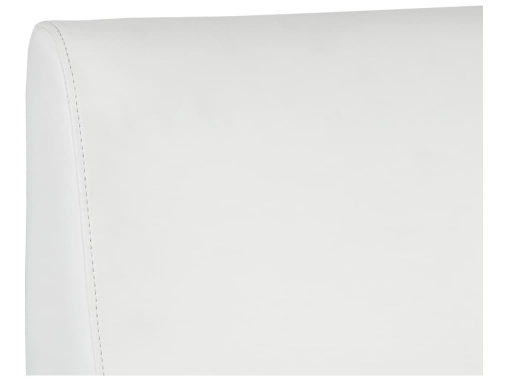 Sunpan Ikon Dean Leather Cantina White Antique Brass Counter Stool