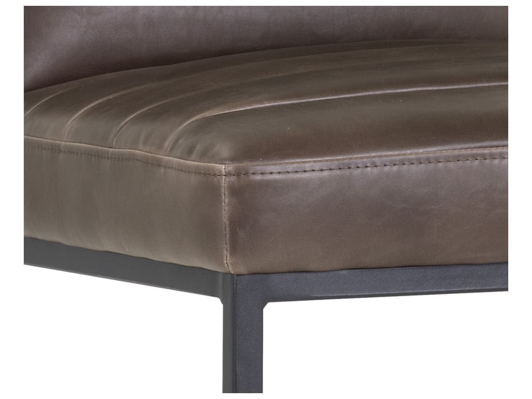 Sunpan 5west Spyros Havana Dark Brown Black Counter Stool