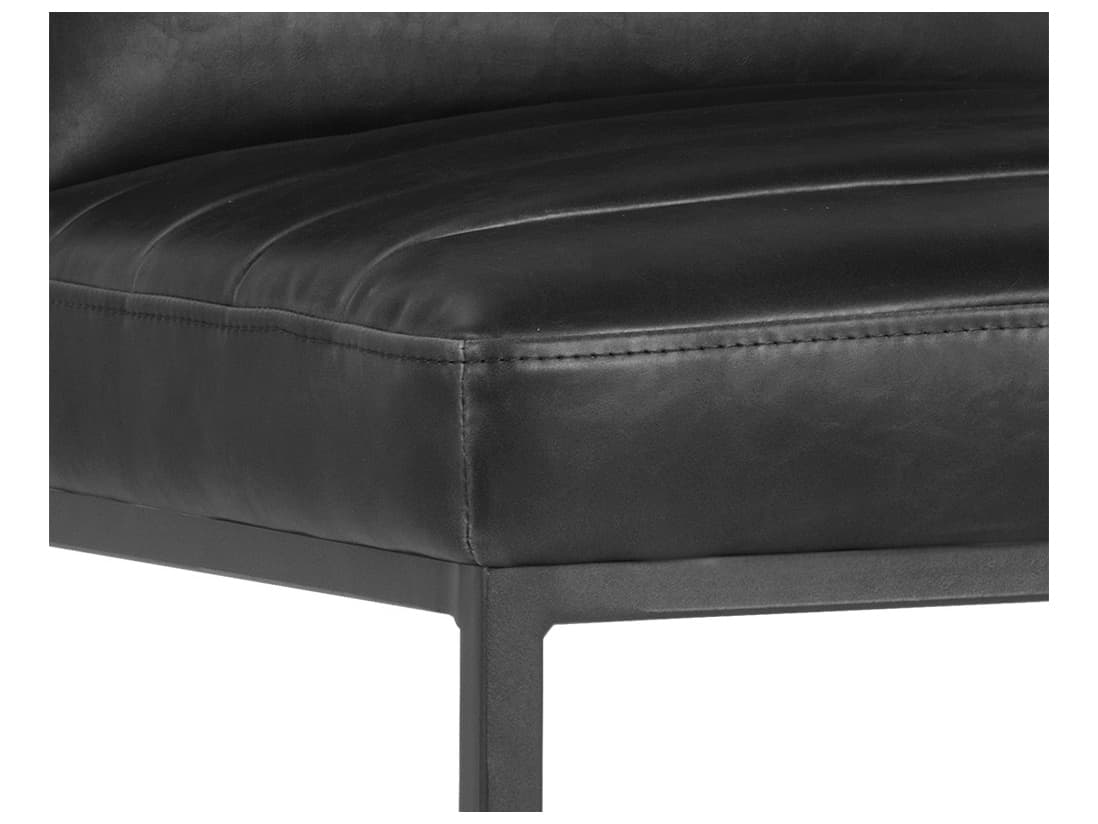 Sunpan 5west 18.5" Spyros Counter Stool Coal Black