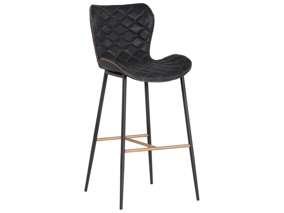 Sunpan Urban Unity 19" Lyla Barstool Antique Black