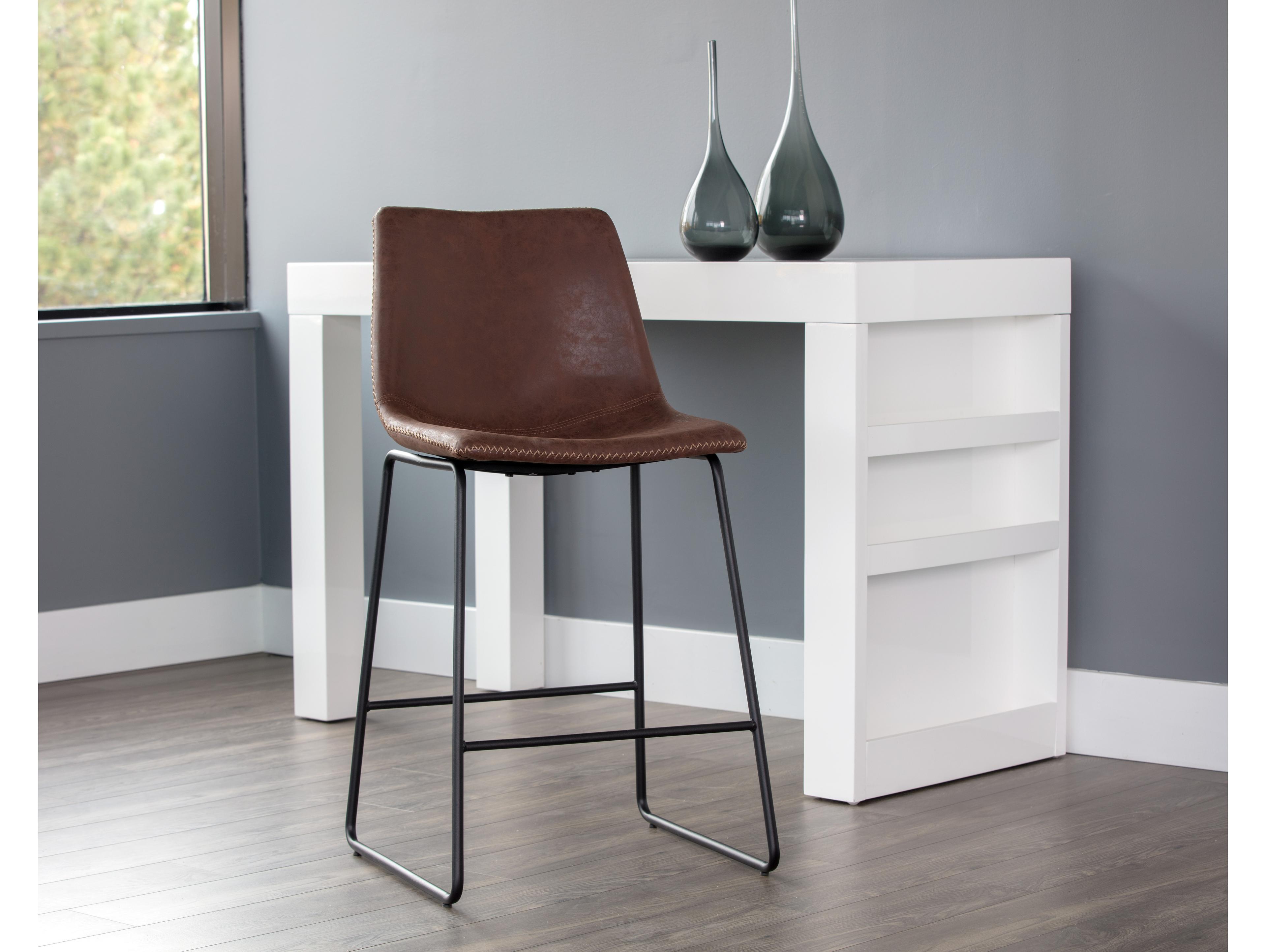 Sunpan Urban Unity 20.5" Cal Counter Stool Antique Brown