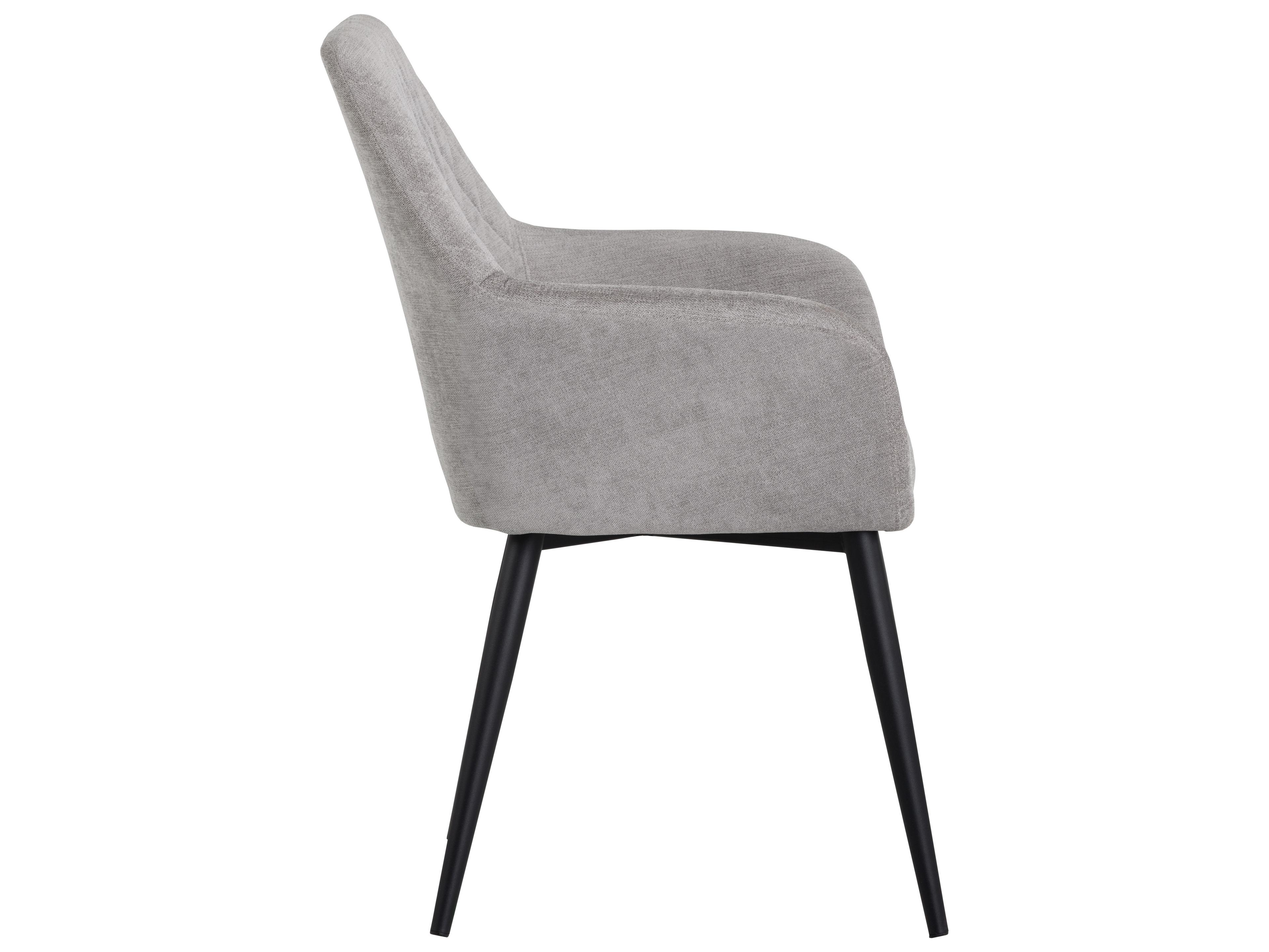 Sunpan Urban Unity Jayna Gray Upholstered Arm Dining Chair
