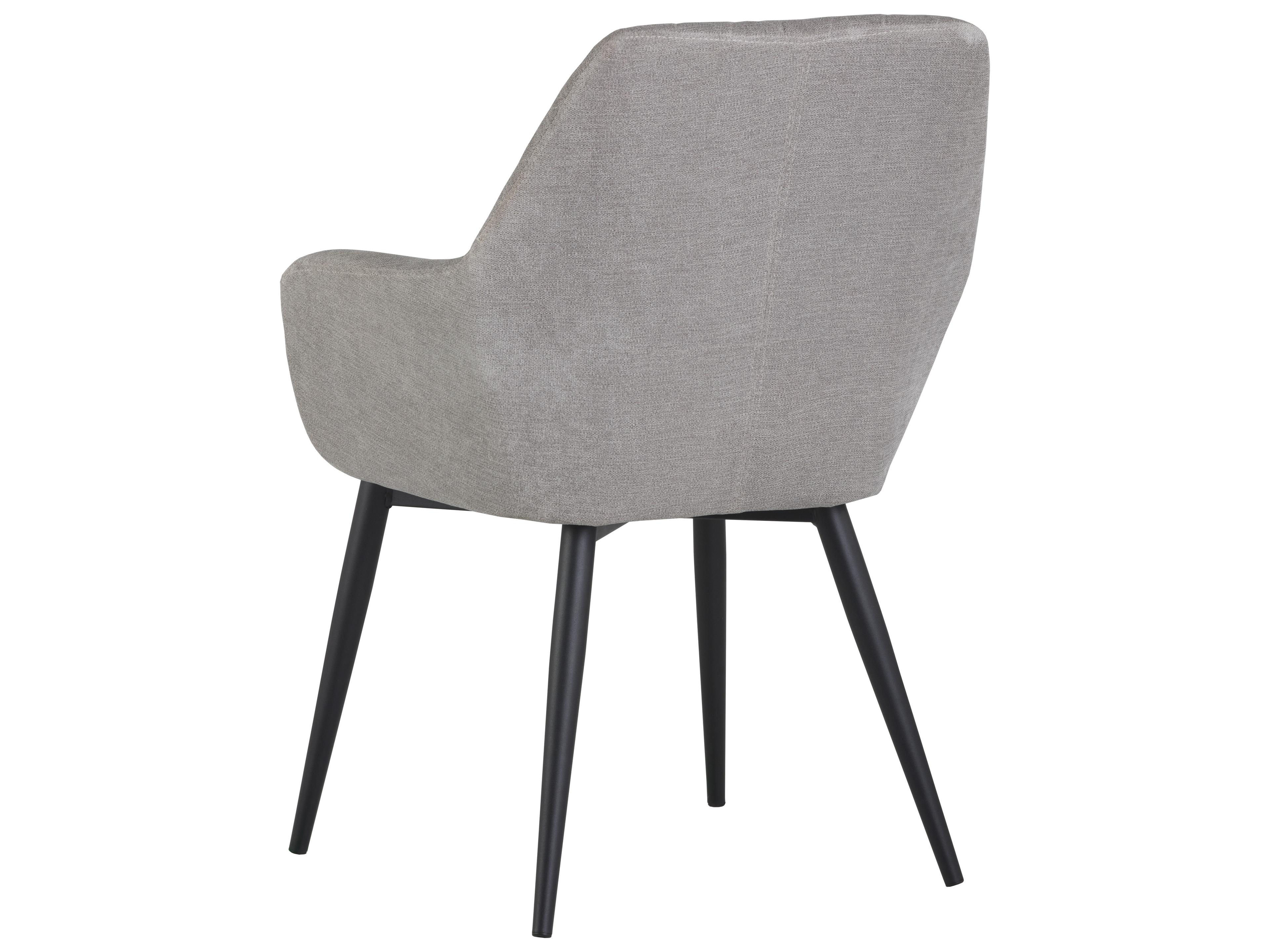 Sunpan Urban Unity Jayna Gray Upholstered Arm Dining Chair
