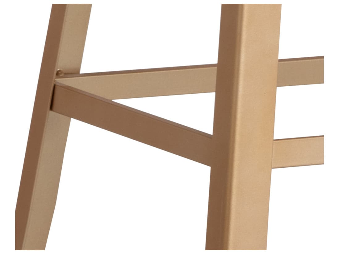 Sunpan Urban Unity Dani Onyx Champagne Gold Counter Stool