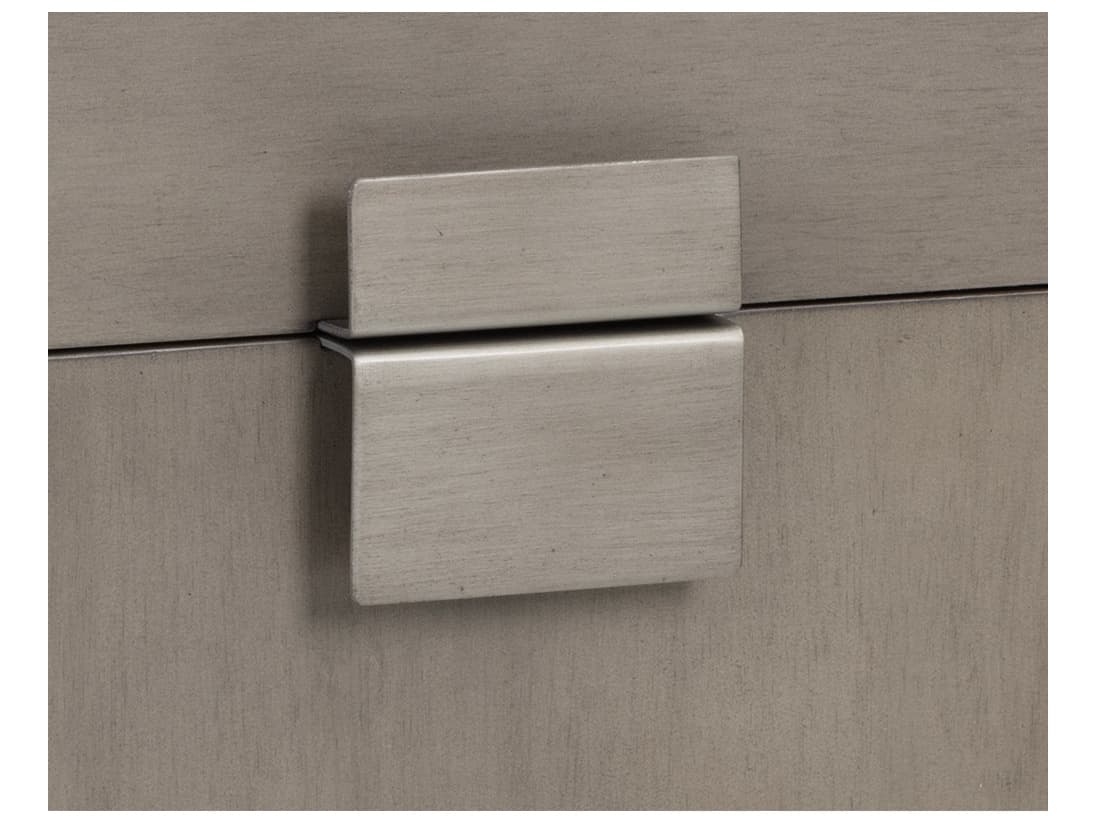 Sunpan Mixt Jade 2-Drawers Gray Acacia Wood Nightstand