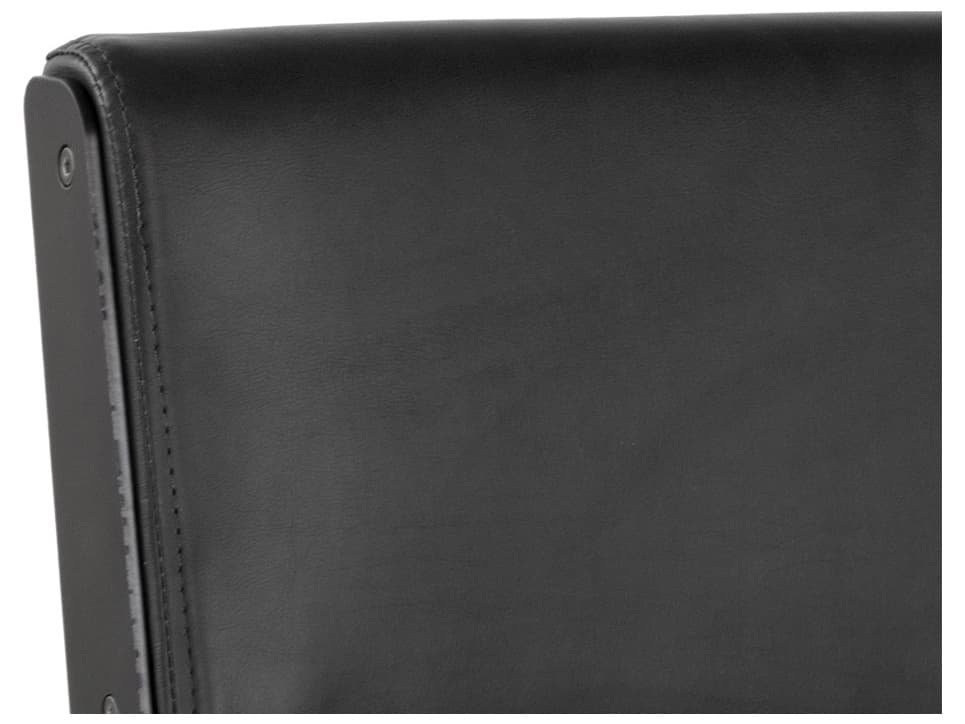 Sunpan Urban Unity Black Faux Leather Adjustable Swivel Computer Office Chair