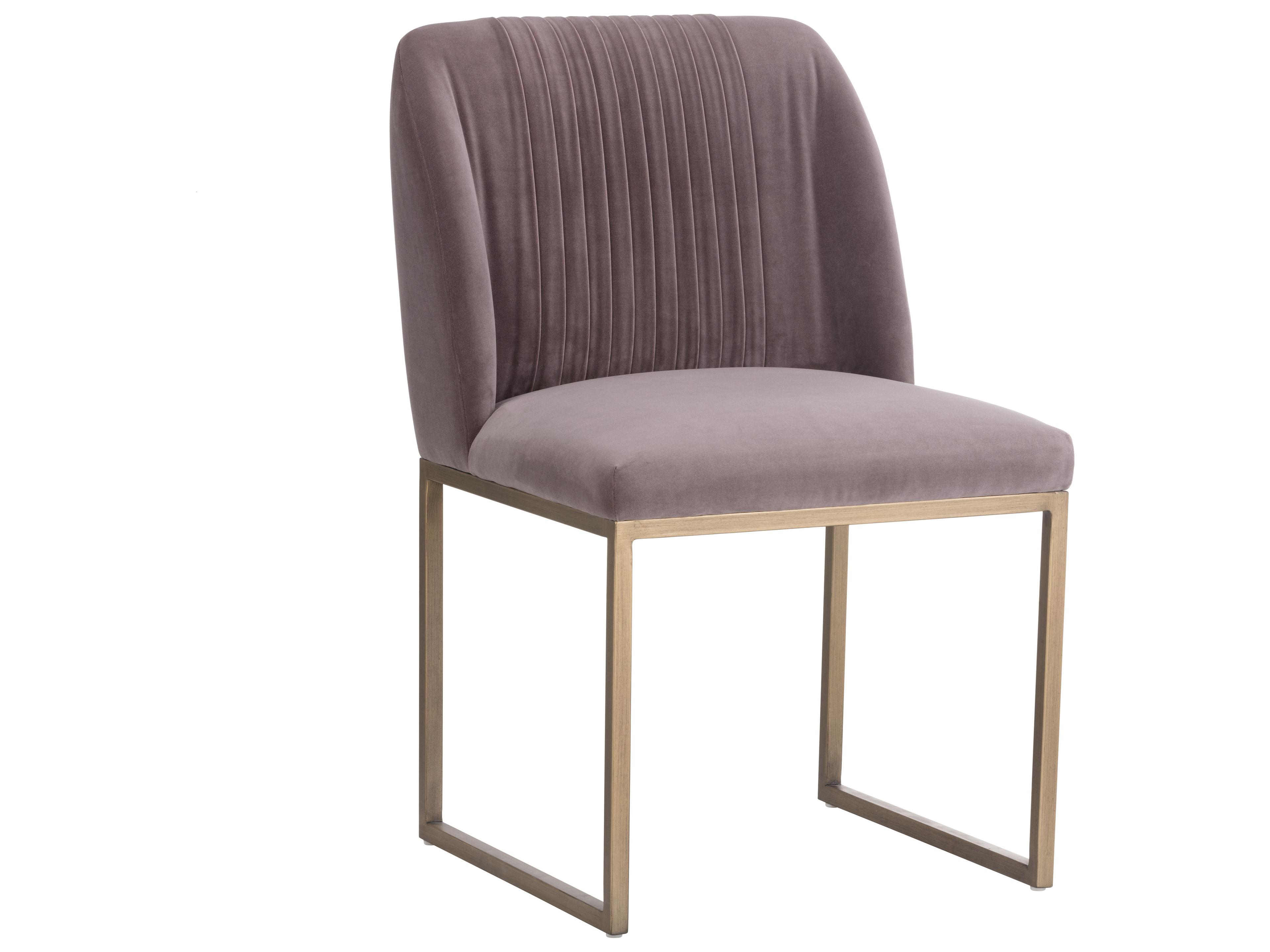 Sunpan Mixt Nevin Dining Chair Blush Purple