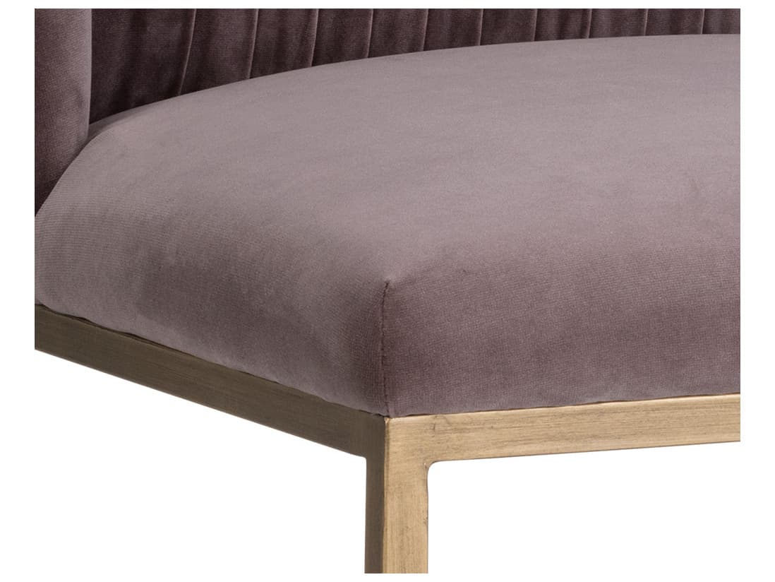 Sunpan Mixt Nevin Dining Chair Blush Purple