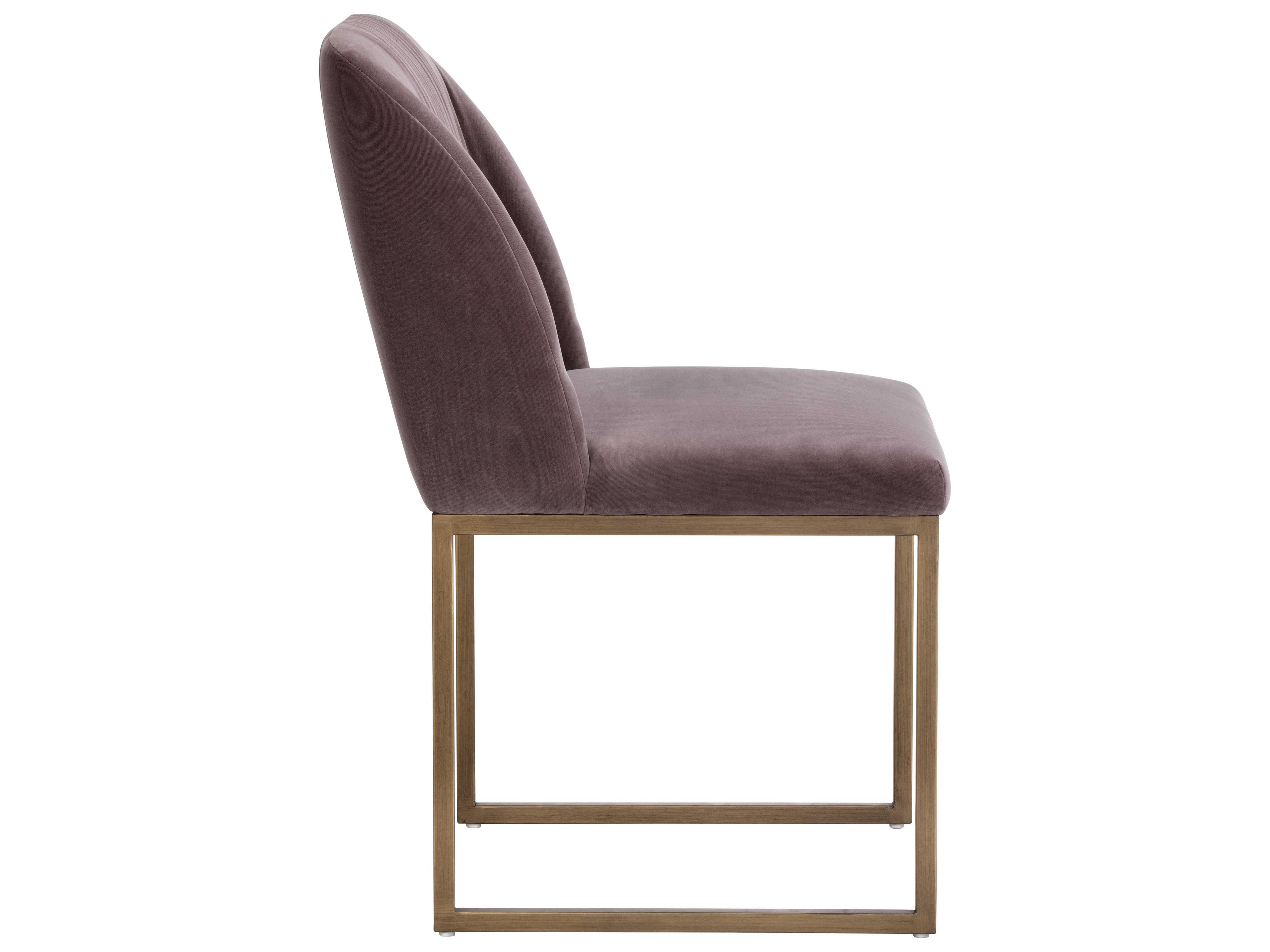 Sunpan Mixt Nevin Dining Chair Blush Purple