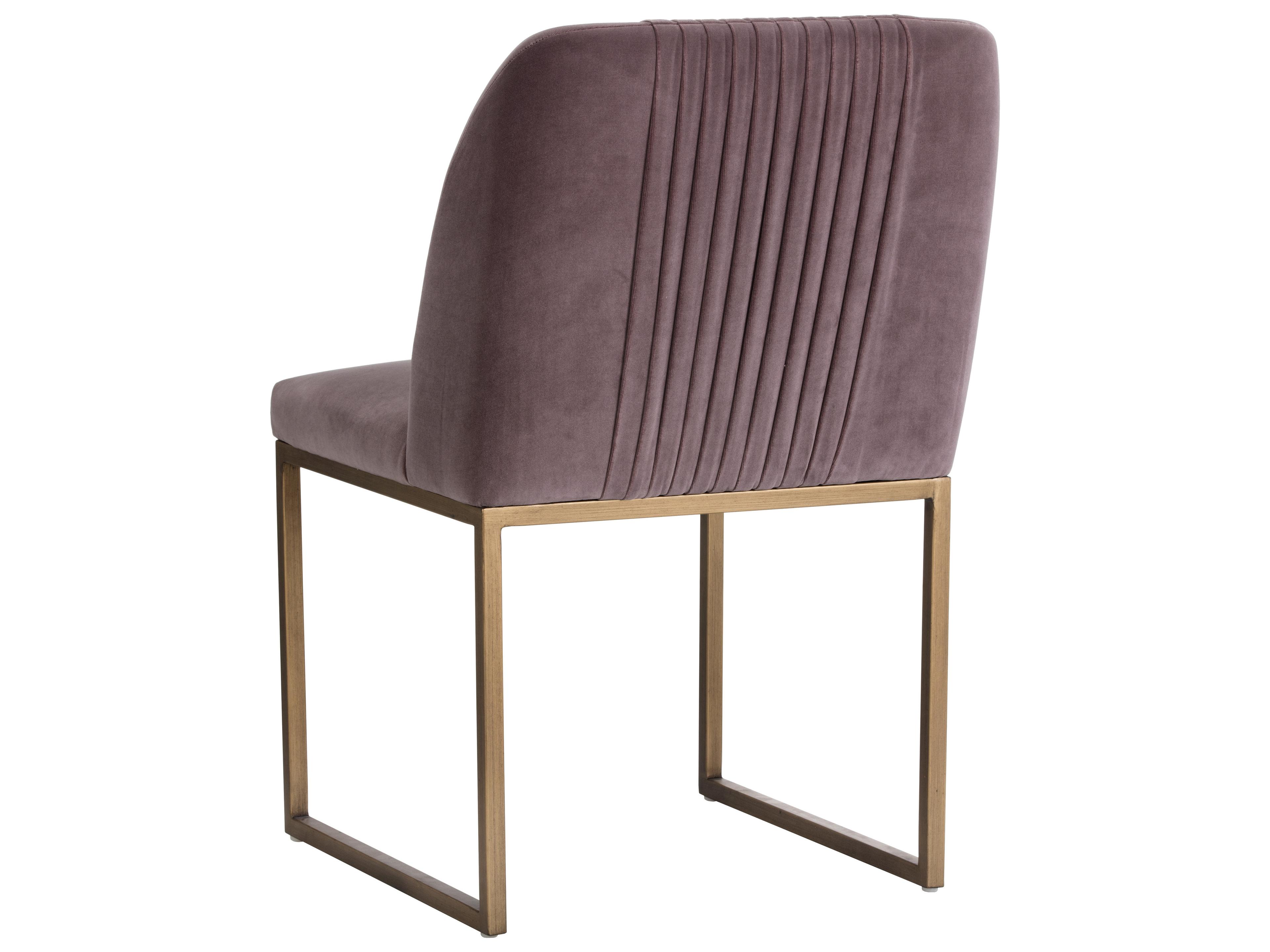 Sunpan Mixt Nevin Dining Chair Blush Purple