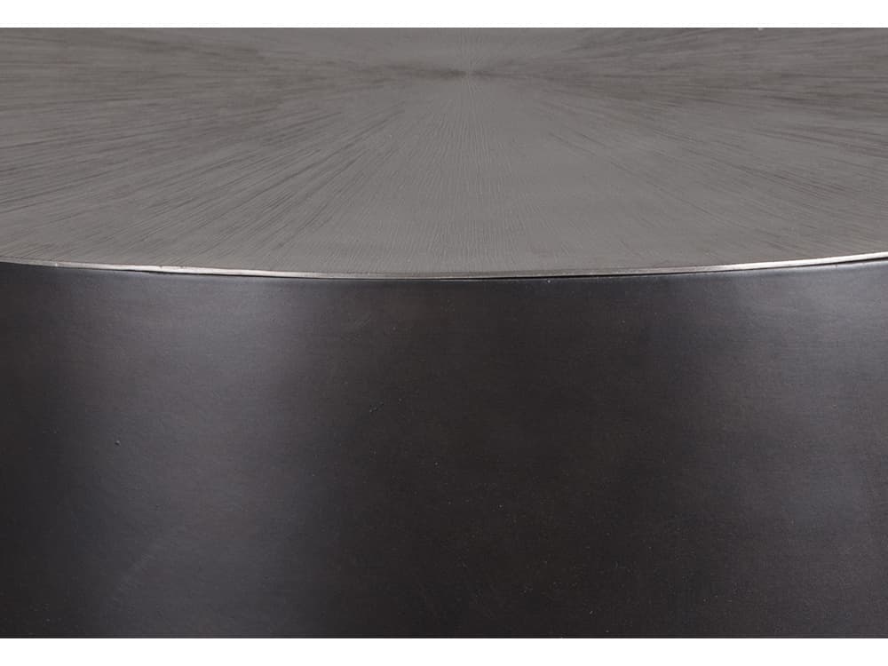 Sunpan Creed Round Gunmetal Coffee Table