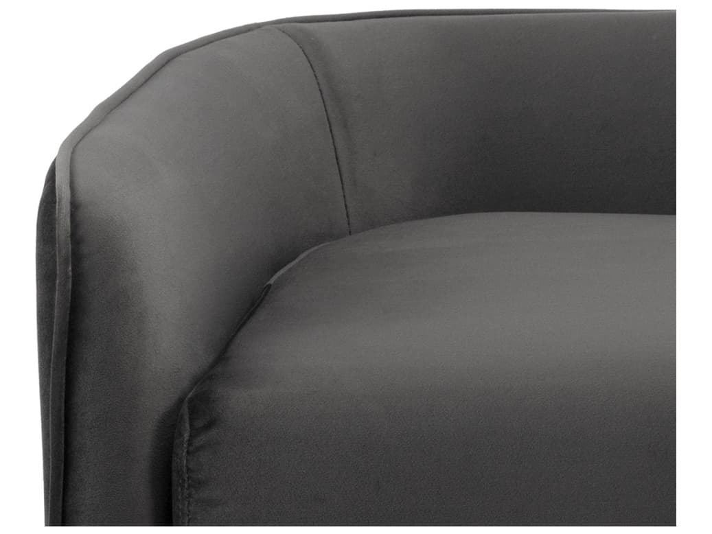 Sunpan Grey Sky Gold Upholstered Accent Bench