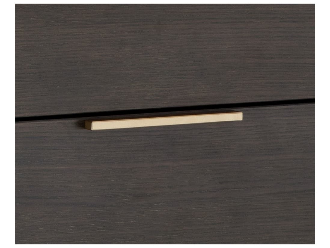 Sunpan Artezia Rebel 6-Drawers Gray Oak Wood Double Dresser