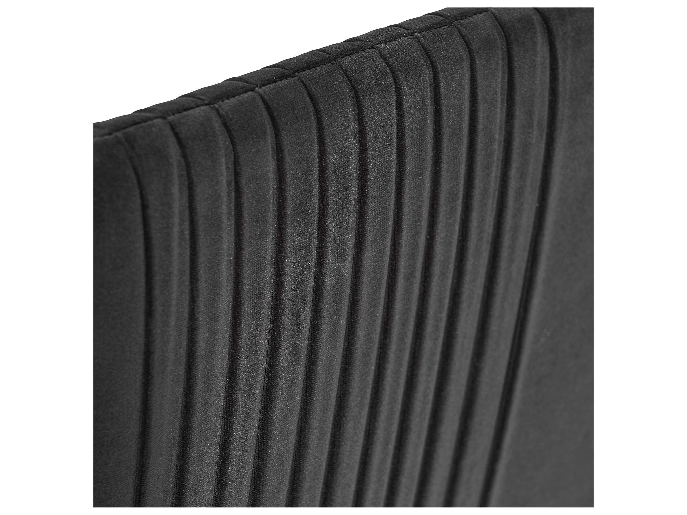 Sunpan Mixt Nevin Upholstered Shadow Grey Antique Brass Bar Stool