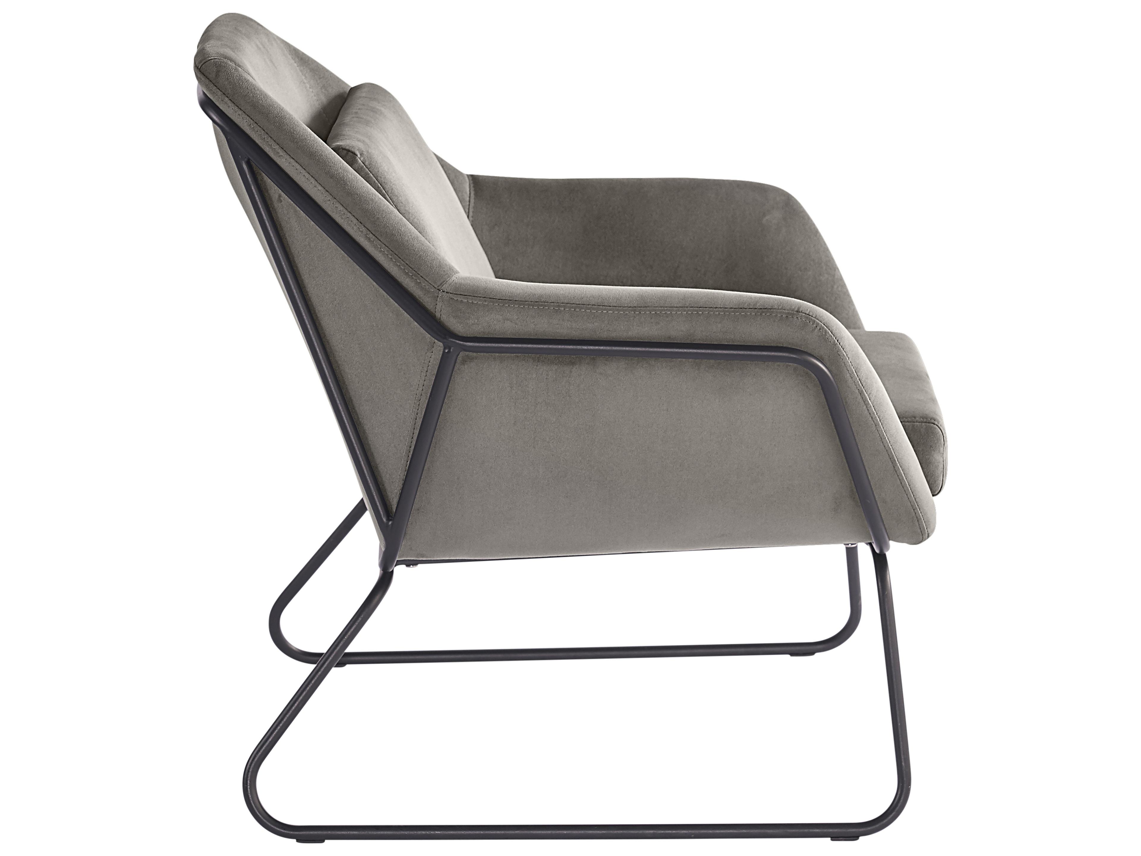 Sunpan Urban Unity Watts Gray Fabric Accent Chair