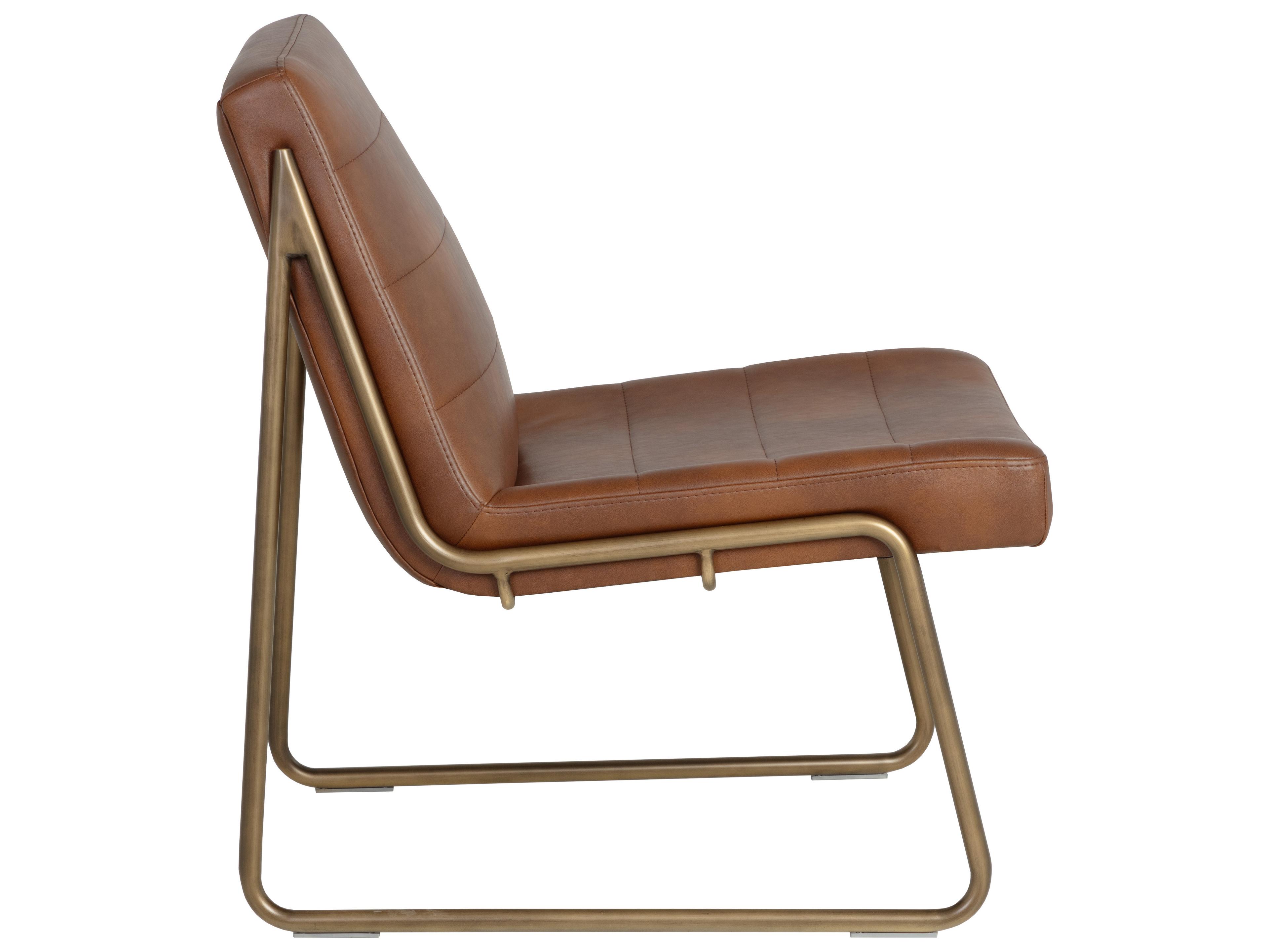 Sunpan Irongate Anton Brown Accent Chair