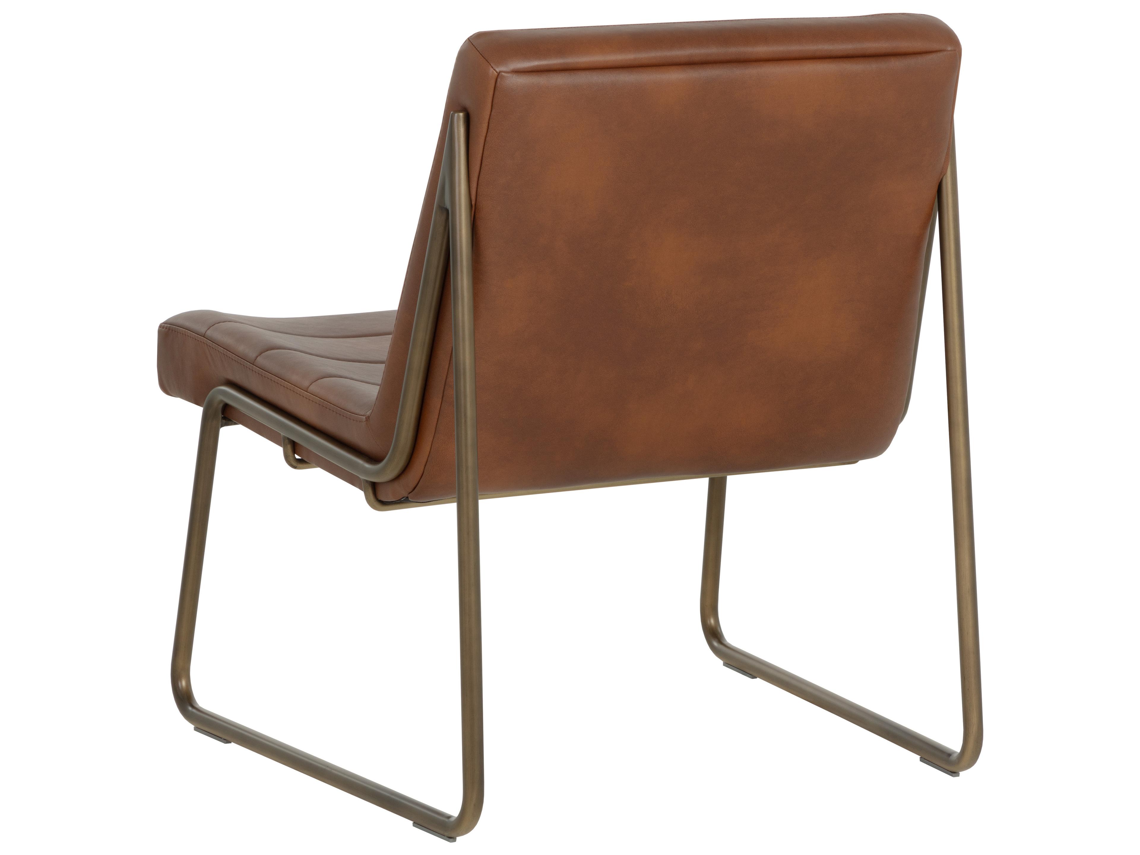 Sunpan Irongate Anton Brown Accent Chair