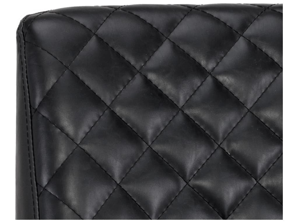 Sunpan 5west Leighland Coal Black Antique Brass Bar Stool