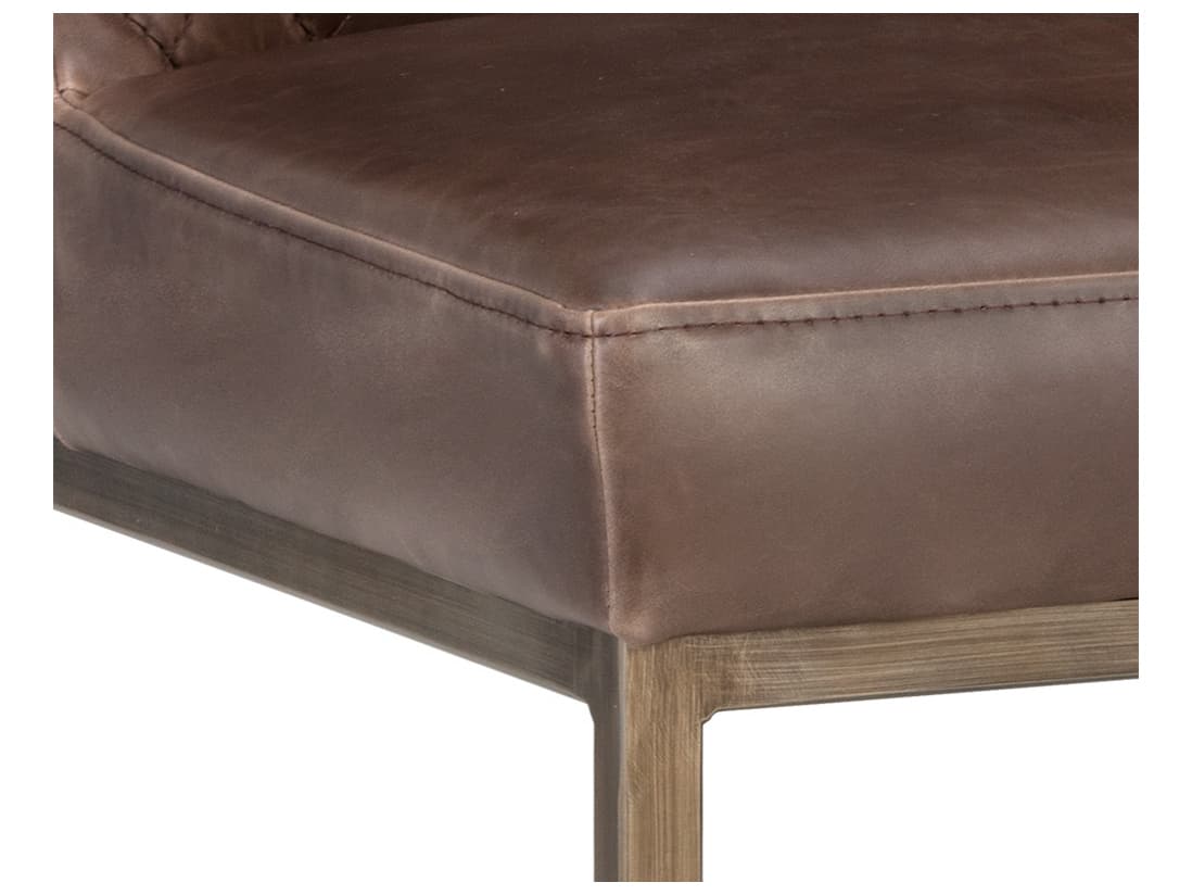 Sunpan 5west Leighland Dining Chair Havana Dark Brown