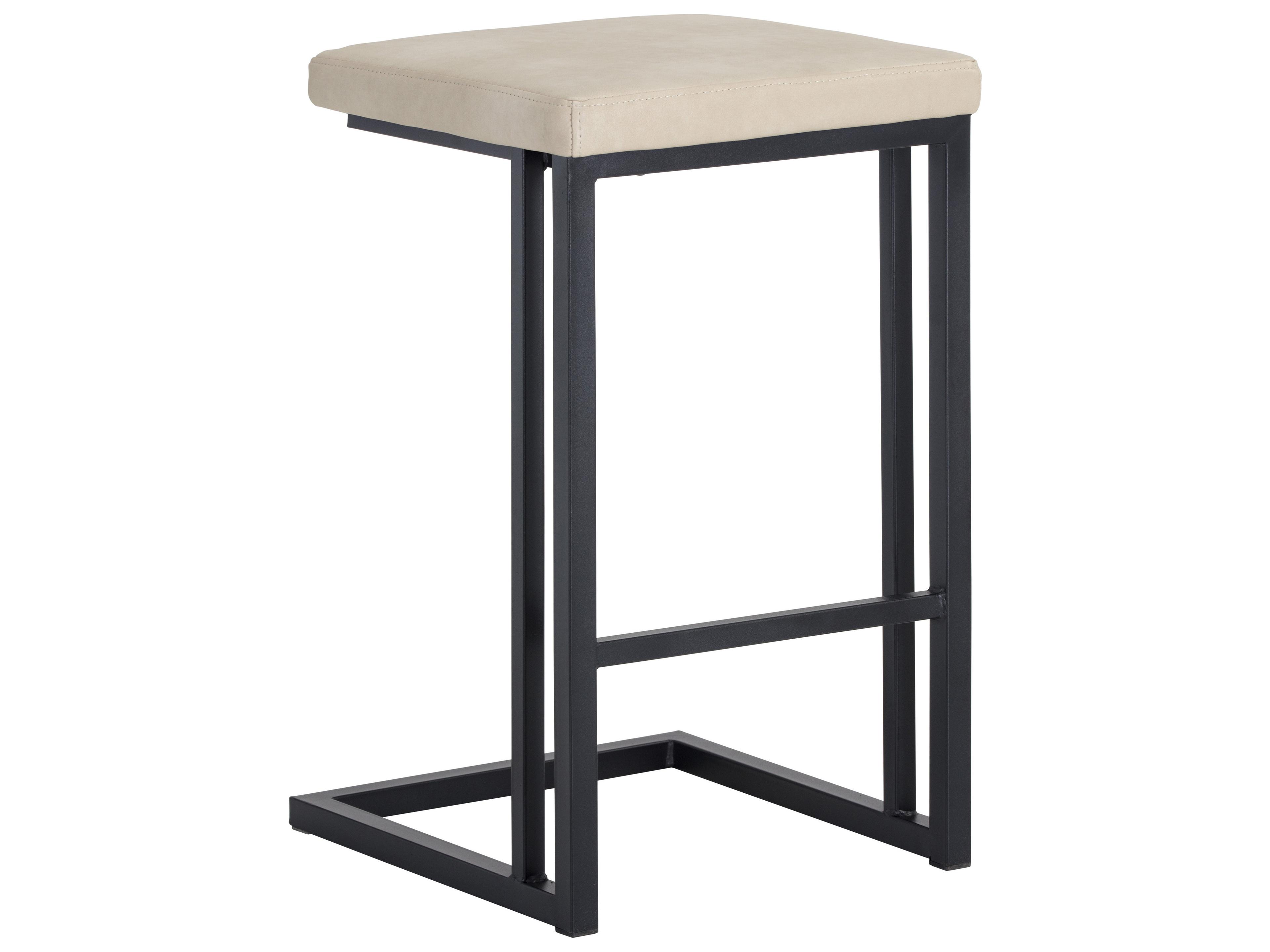Sunpan Urban Unity 16" Boone Counter Stool Black Bravo Cream