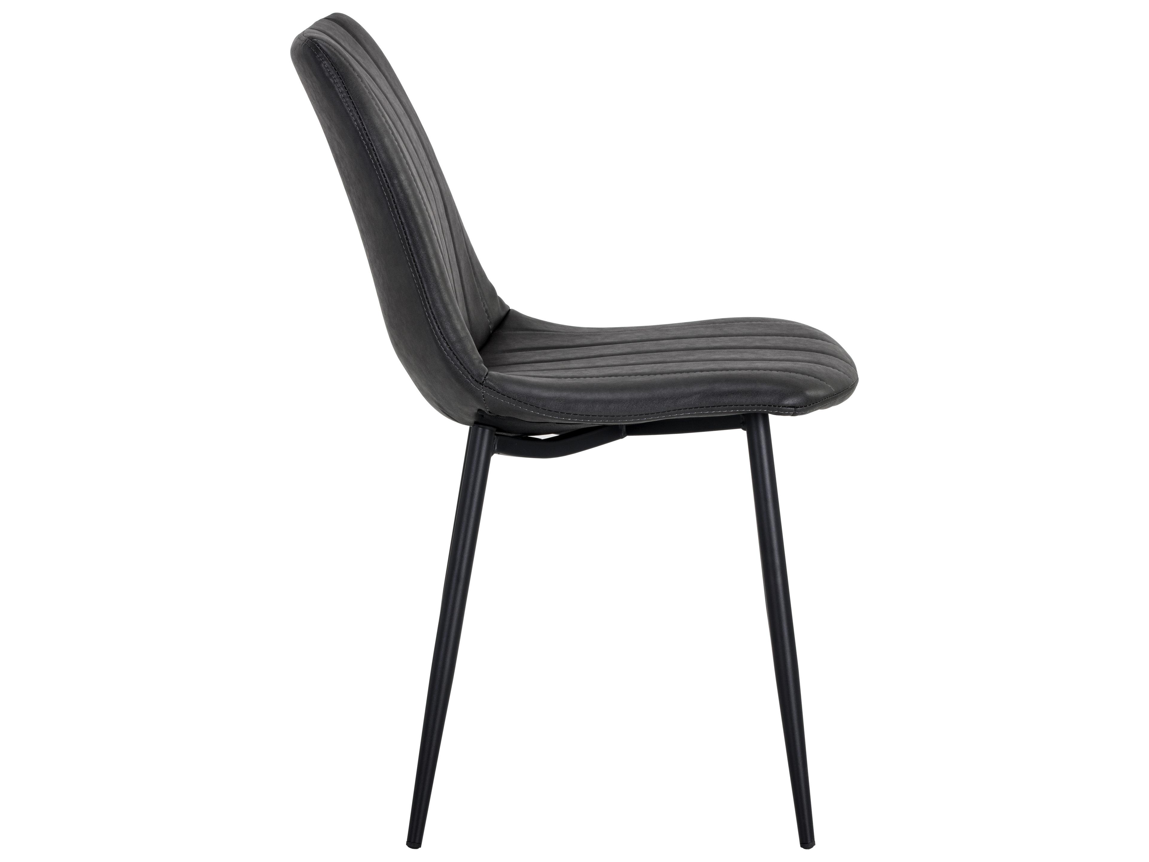 Sunpan Urban Unity Drew Dining Chair Black Bravo Portabella