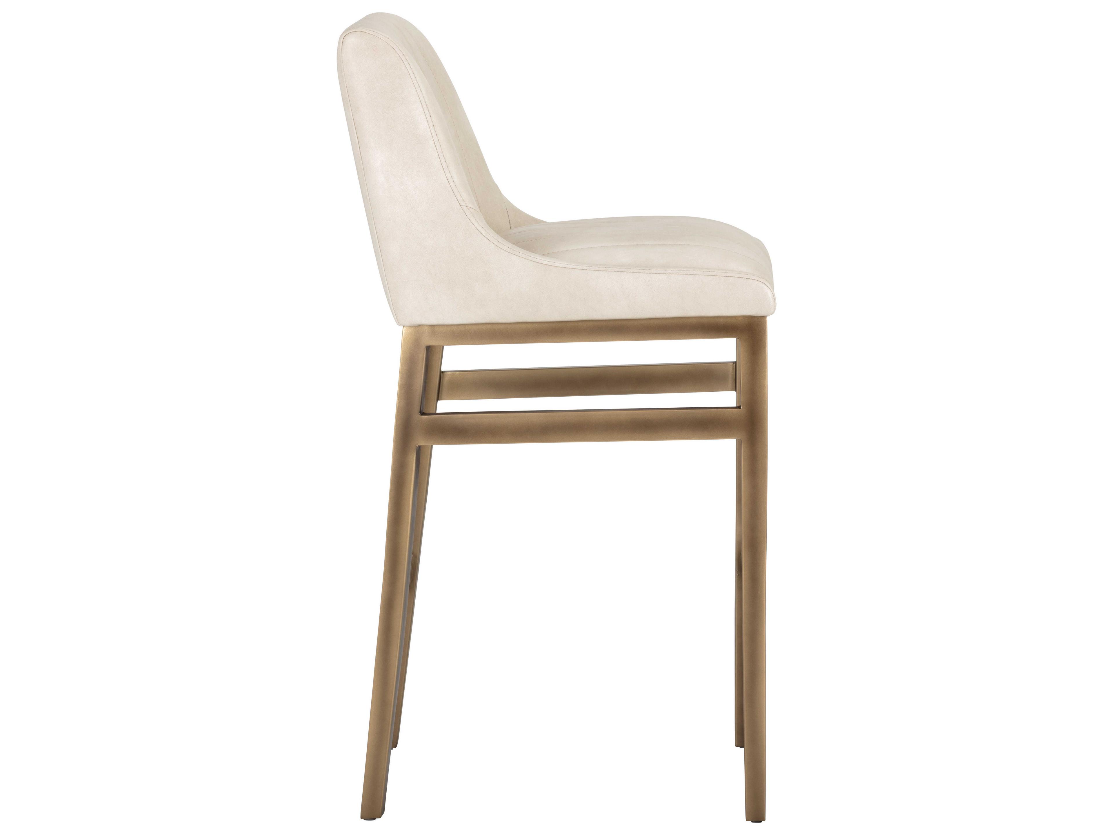 Sunpan Irongate Halden Bravo Cream Rustic Bronze Bar Stool