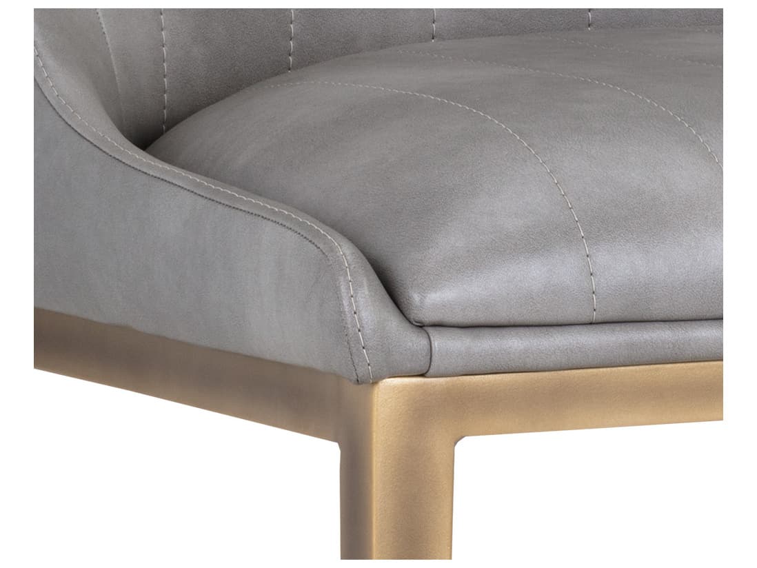 Sunpan Irongate Halden Dining Chair Bravo Metal