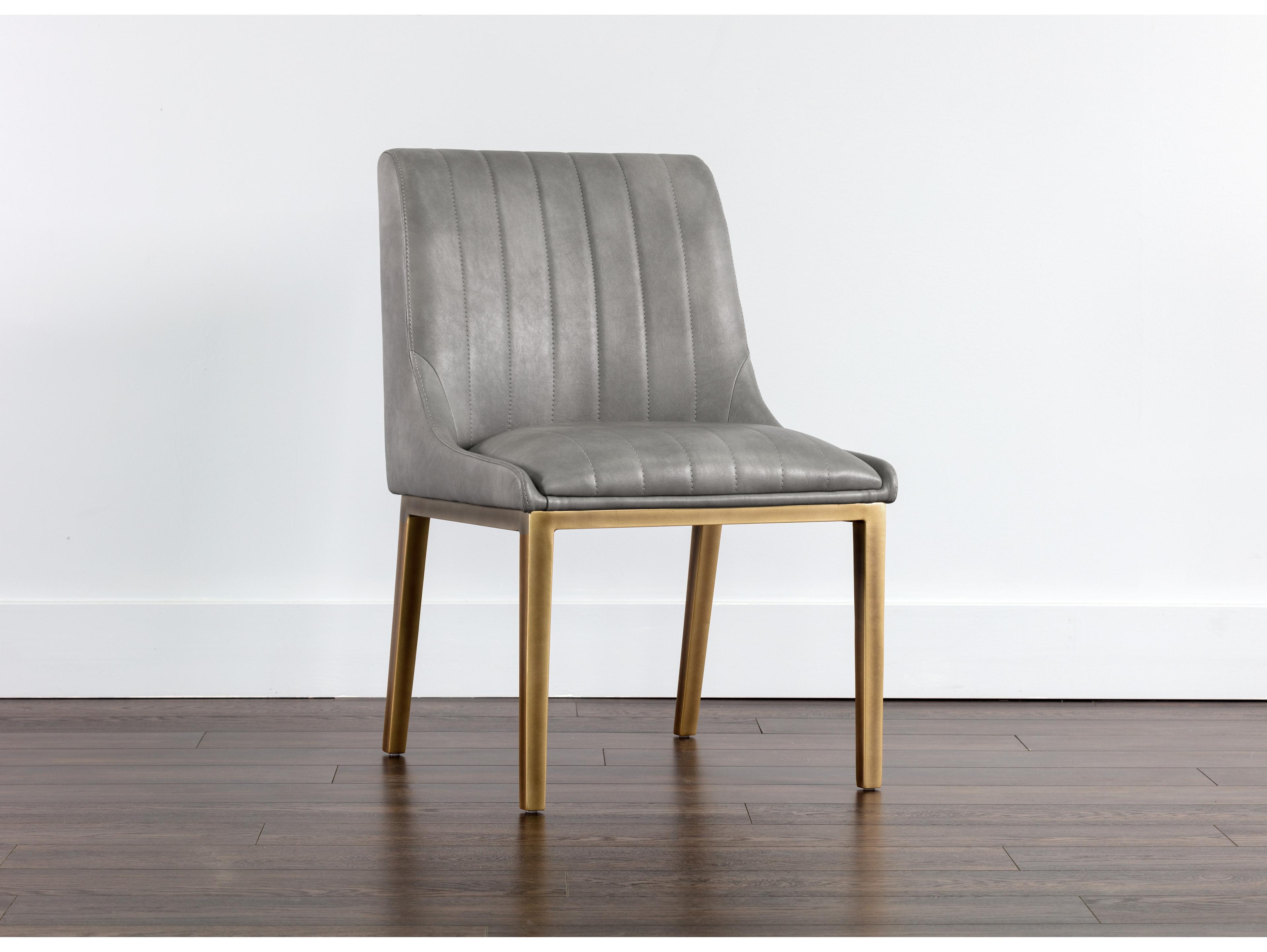 Sunpan Irongate Halden Dining Chair Bravo Metal