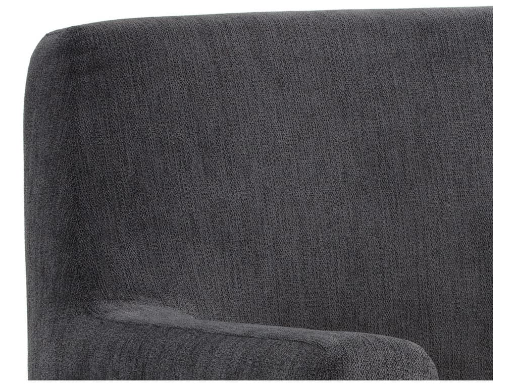 Sunpan Mixt Cybil Gray Fabric Accent Chair