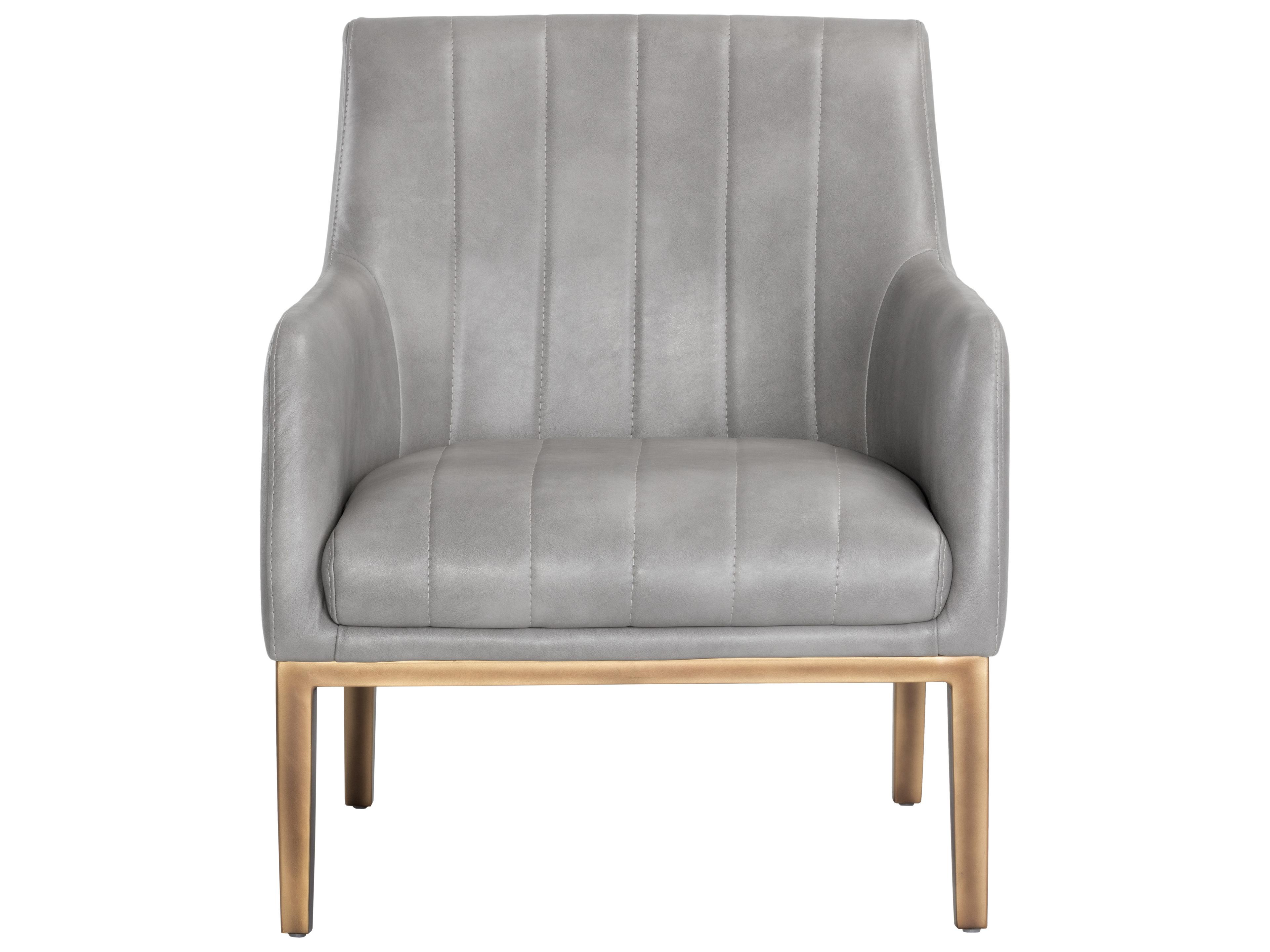 Sunpan Irongate Wolfe Gray Accent Chair