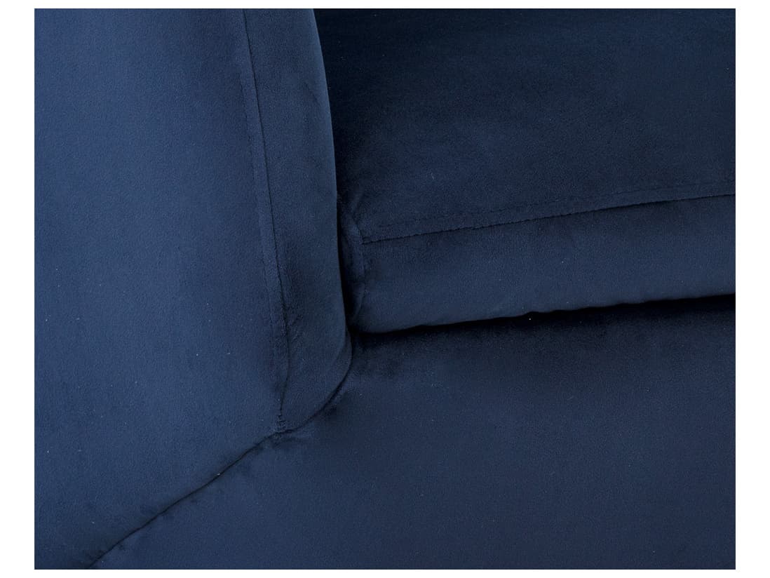 Sunpan 5west Treviso Swivel Blue Fabric Accent Chair